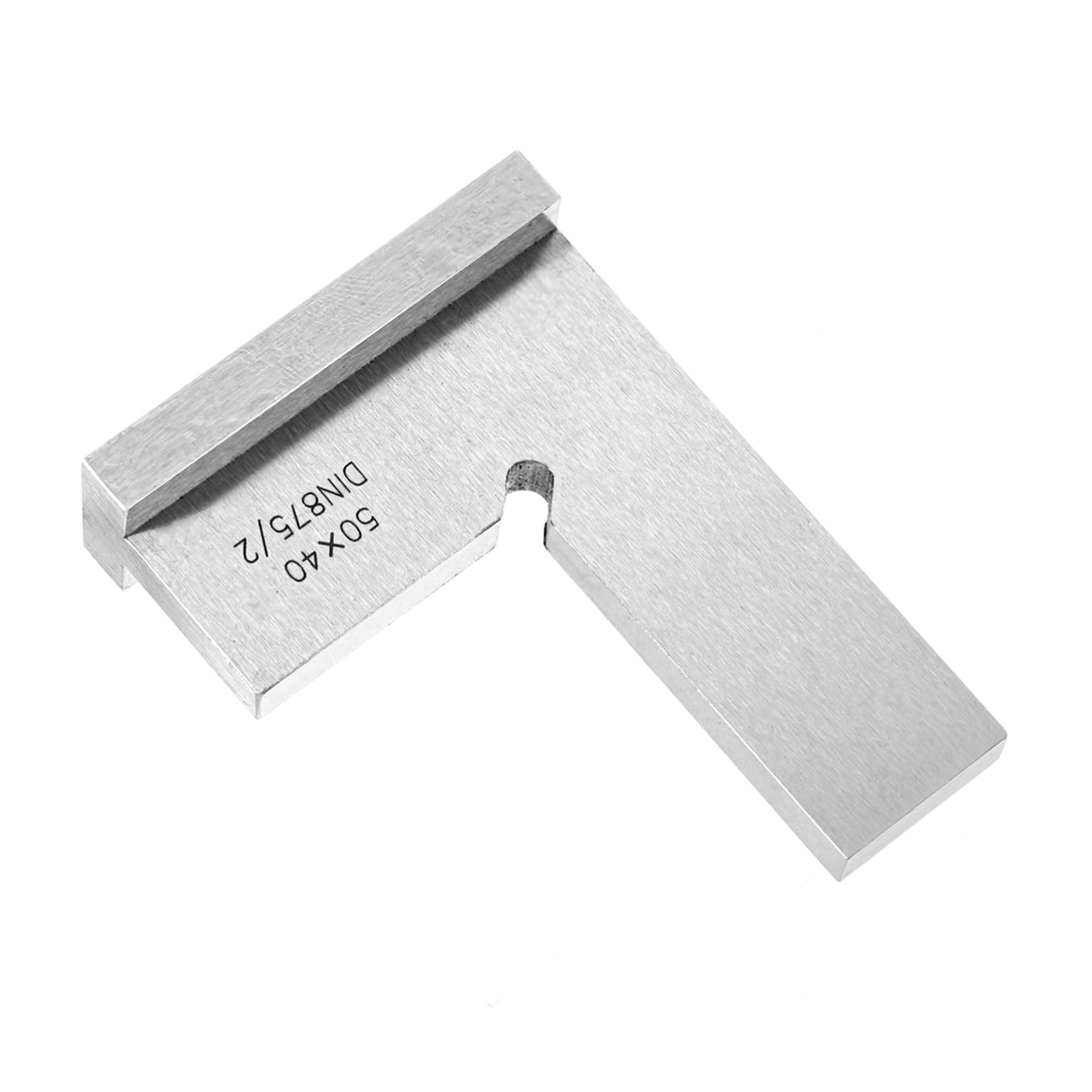 VILLCASE 4 Pezzi Squadra Precisione con Base Righello Angolare per Lavori Falegnameria Misurazione Strumento Versatile