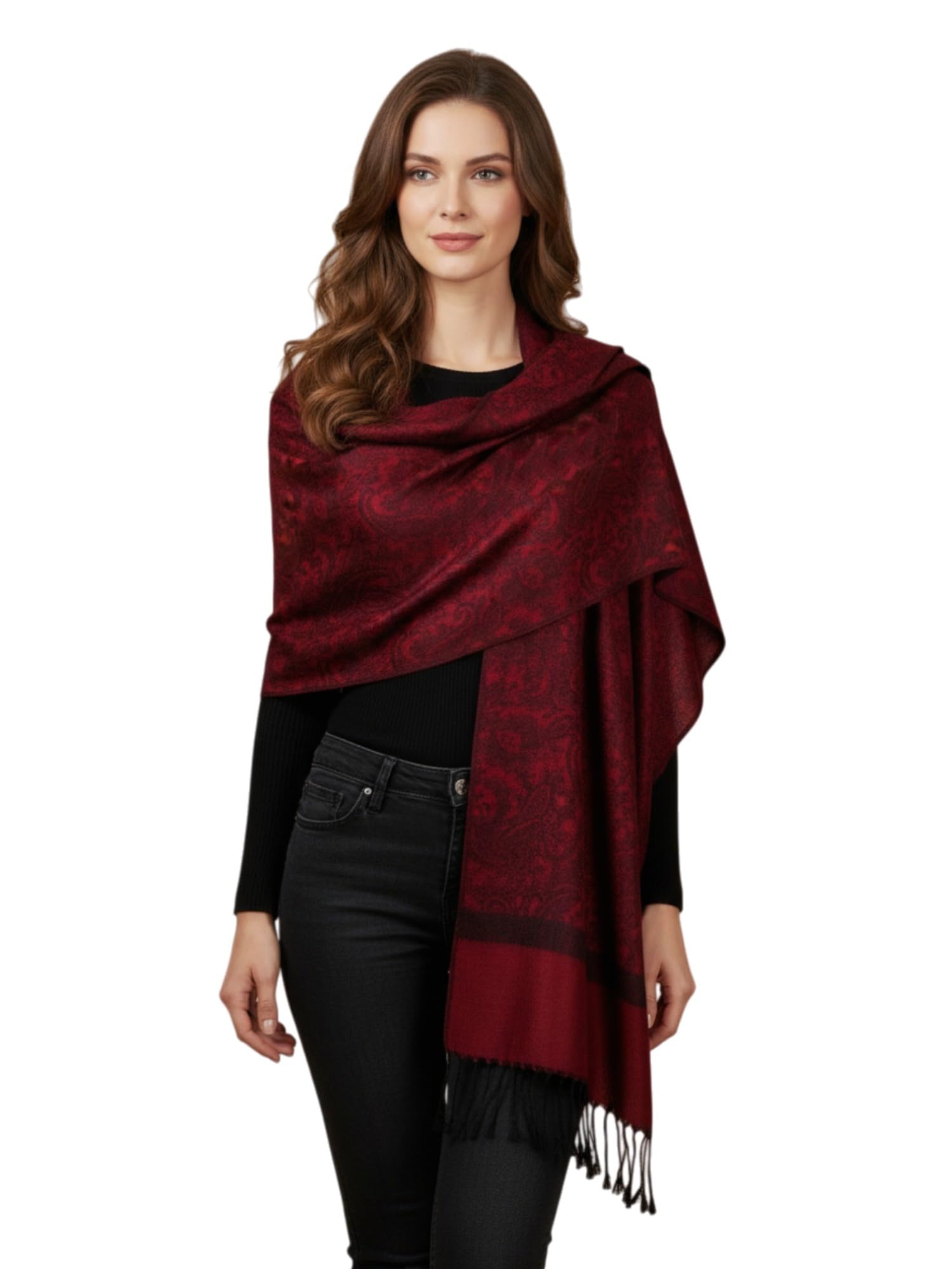 womens Paisley Pashmina Pashmina Shawl