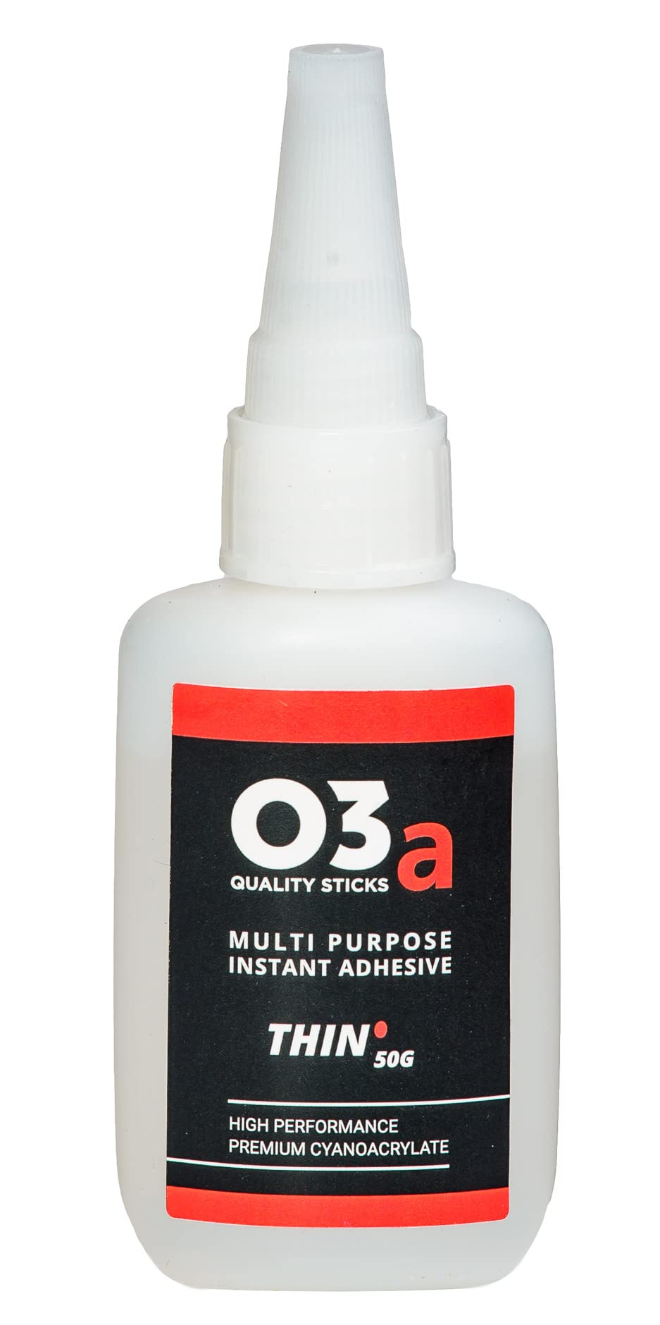 O3a Cyanoacrylate Adhesive, Empty Bottle, 50g - ROW