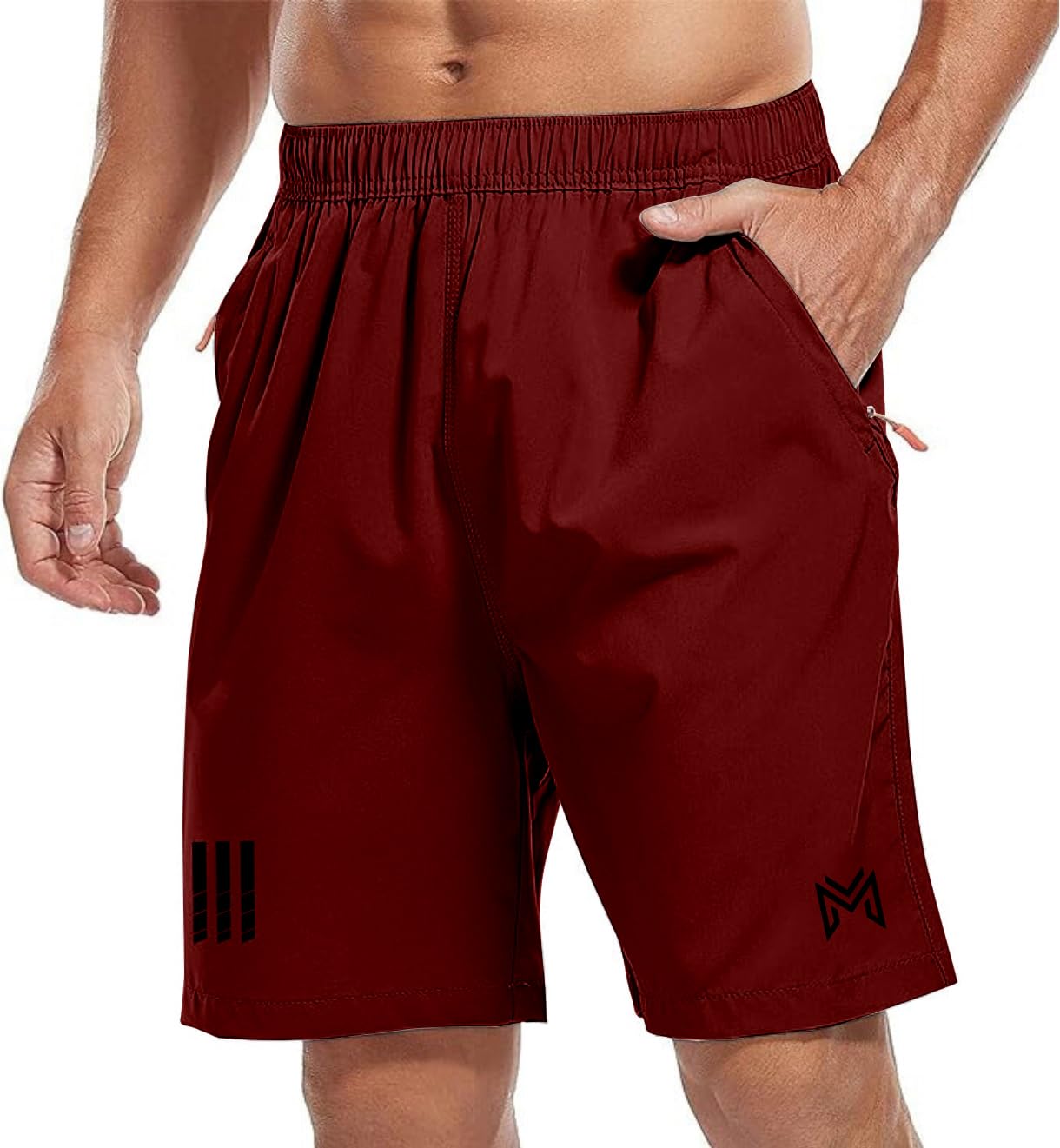 Mehrang Men's Ourdoor Comfort Fit Sports Shorts with Pockets | Quick Dry Workout Shorts for Men Gym Yoga and Running-picture-11