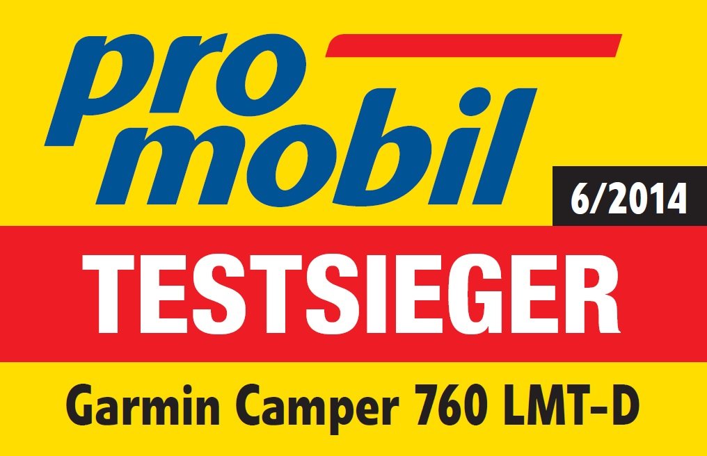 Garmin Camper 760LMT-D Navigatore Europa 7" con Aggiornamento Mappe a Vita, Database e Software Camper, Infotraffico Digitale, Nero