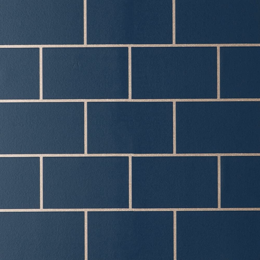 Crown White/Silver Metro Tile Navy/Rose Gold