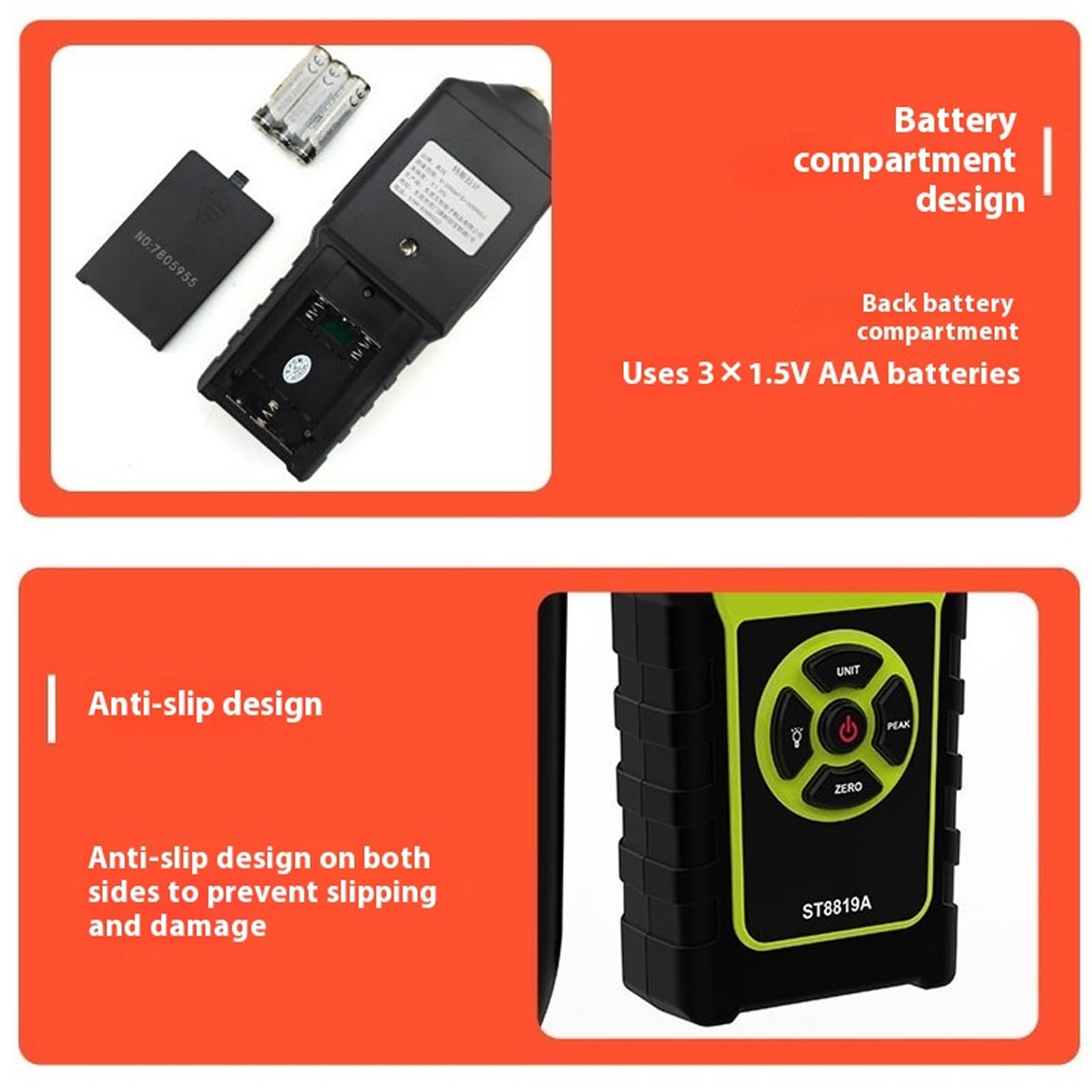 Medidor de campo magnético profesional con amplia pantalla LCD para uso en laboratorio educativo de alta precisión