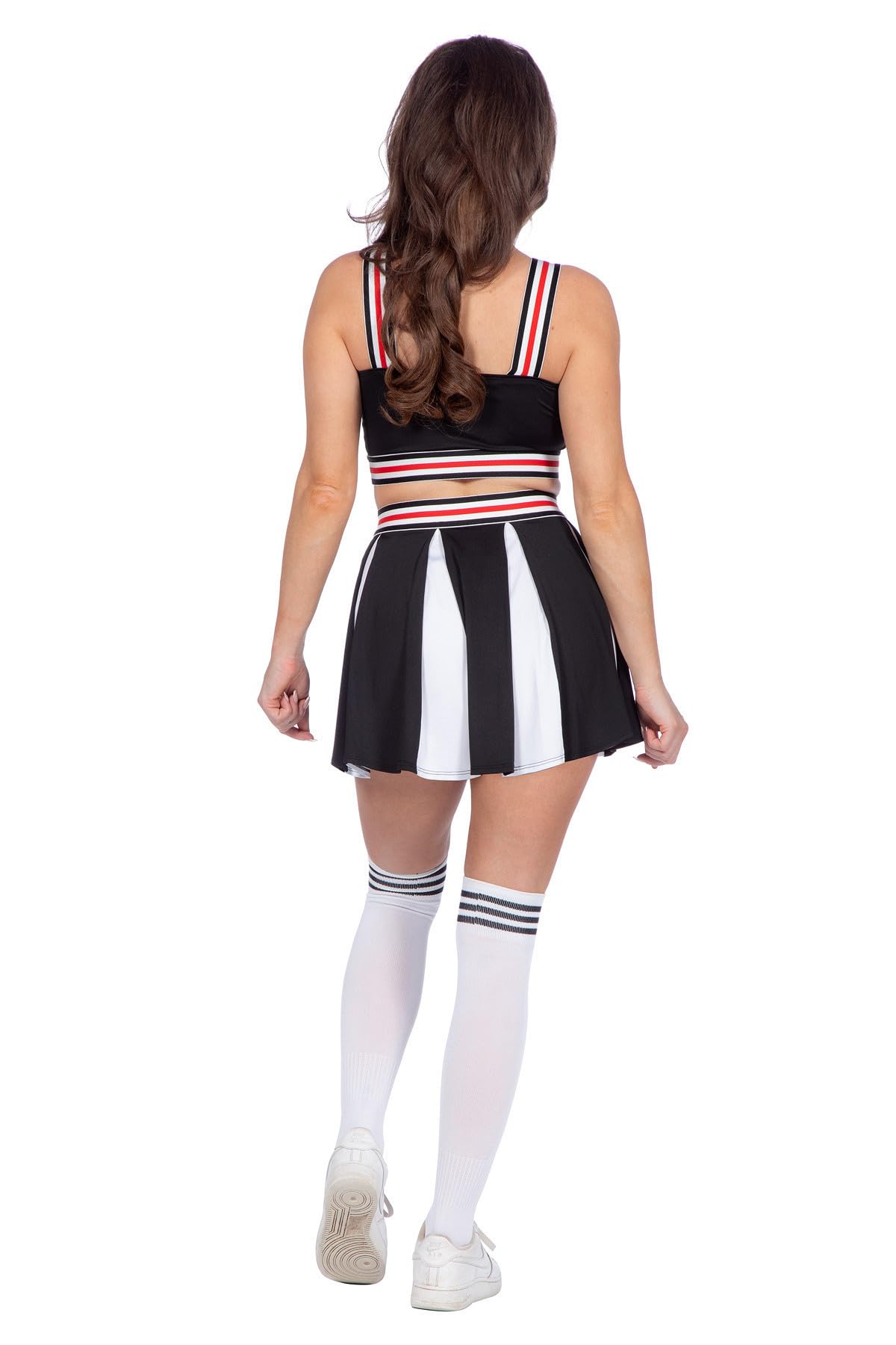 WILBERS & WILBERS 4644 Women's Cheerleader Outfit Top and Pleated Skirt Sporty Costume Carnival Theme Party - Image 4
