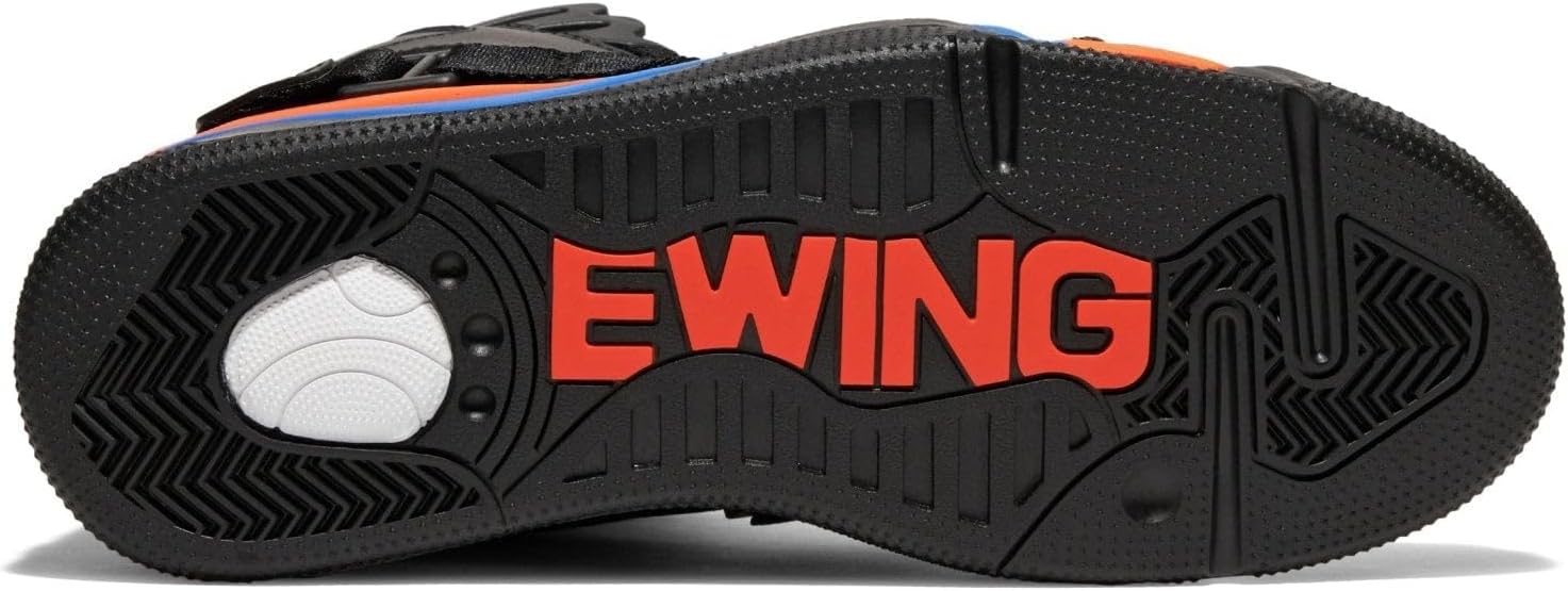Ewing Patrick Athletics Concept OG Sneakers - Black/Blue/Orange - 1991-92 Playoff Edition, Lightweight EVA Midsole, Forefoot Lockdown Strap - Image 6
