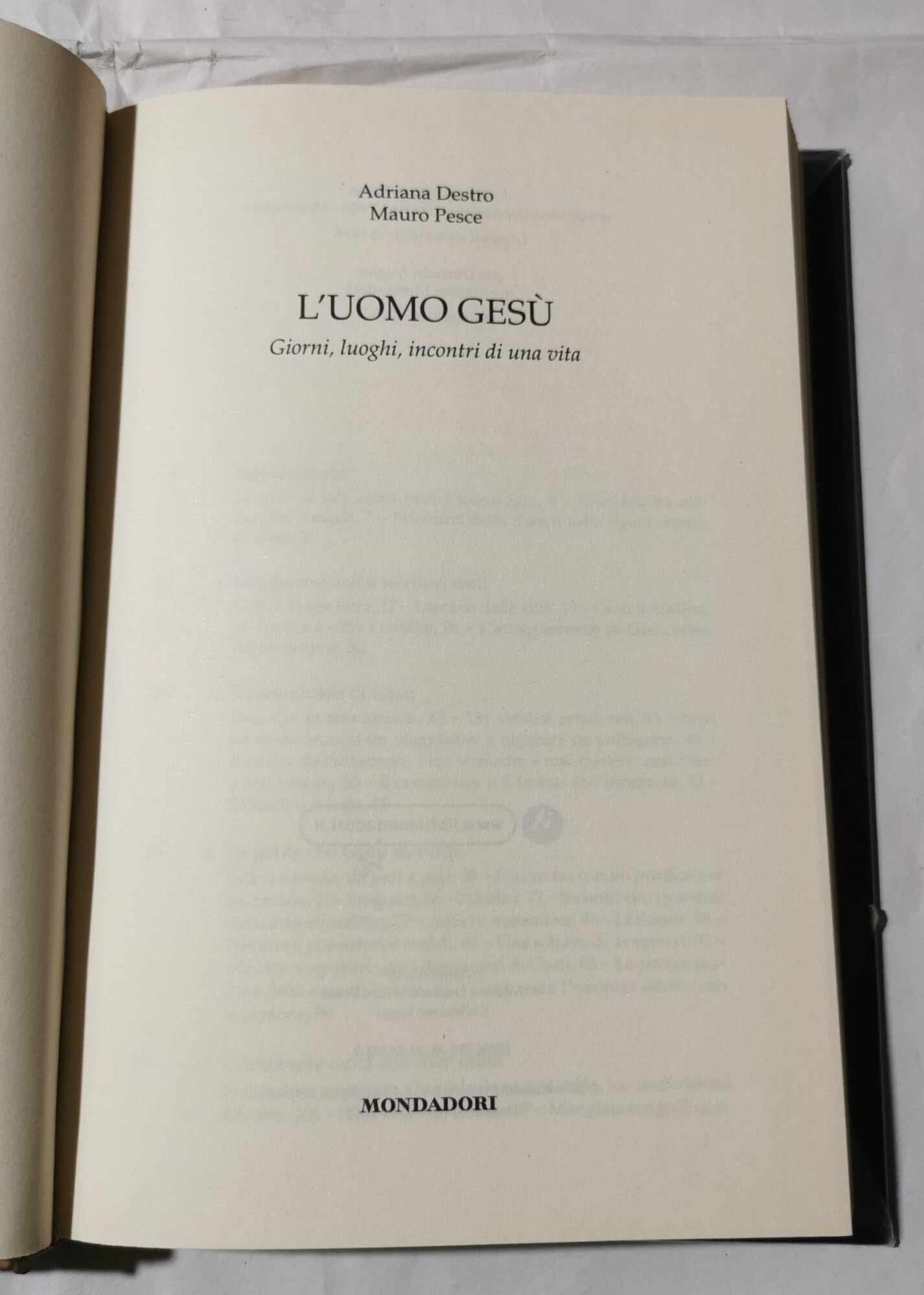 L'uomo Gesù. Giorni, luoghi, incontri di una vita
