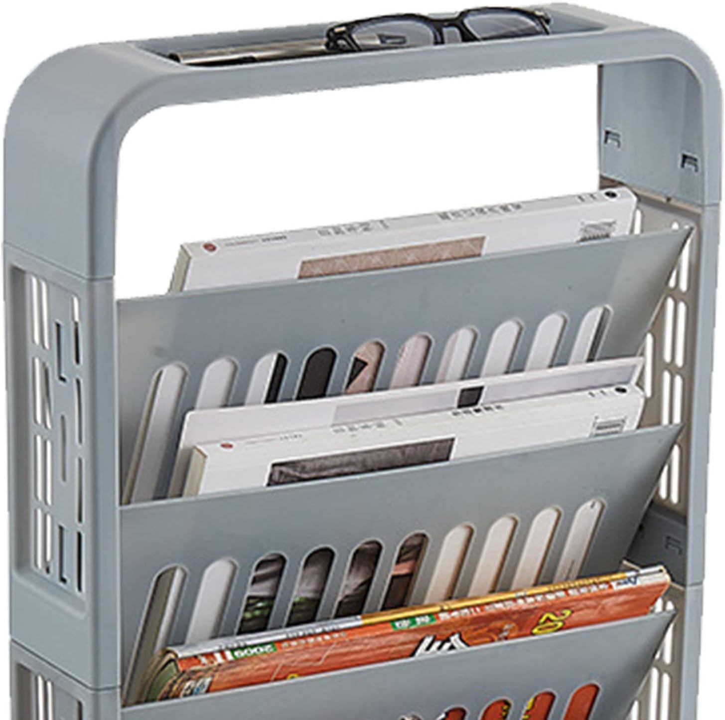 Bookshelf da 5 Strati ristretto scrivania Unica scaffali di Libri in Classe per la grido di stoccaggio di archiviazione per Display di Semplice scaffale di libreria