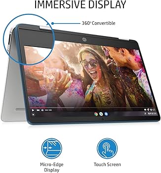 HP Chromebook x360 AMD 3015CE-4GB SDRAM/64GB eMMC Storage 14-inch