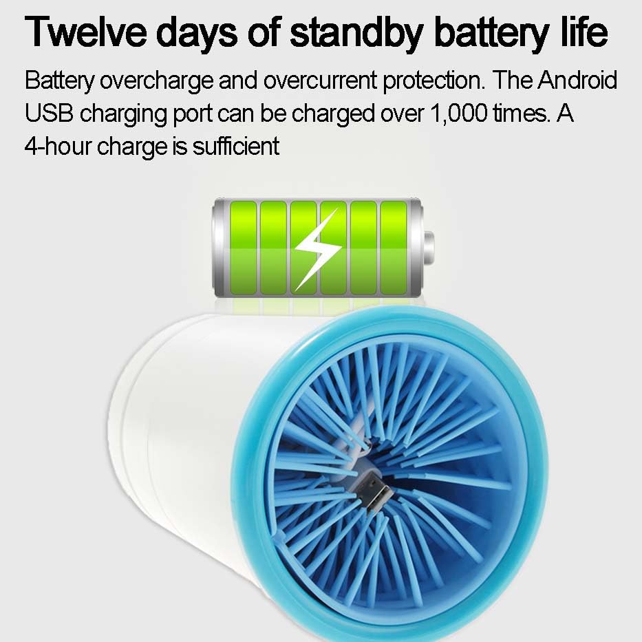 Machine automatique de nettoyage de pattes d'animaux pour chiens et chats, rechargeable par USB avec batterie longue durée, pour animaux jusqu'à 20,4 kg