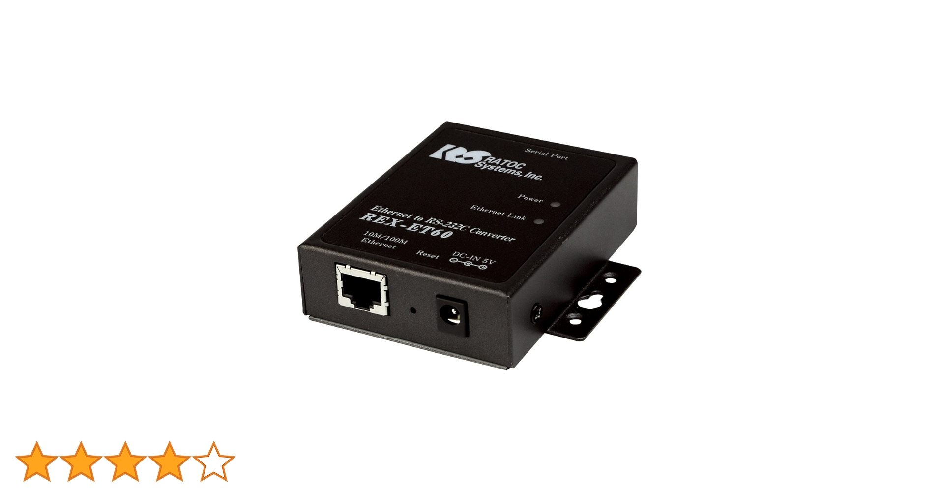 分配器・切替器 REX-ET60 Ethernet to RS-232C Converter Amazon | ラトックシステム Ethernet to RS-232Cコンバーター