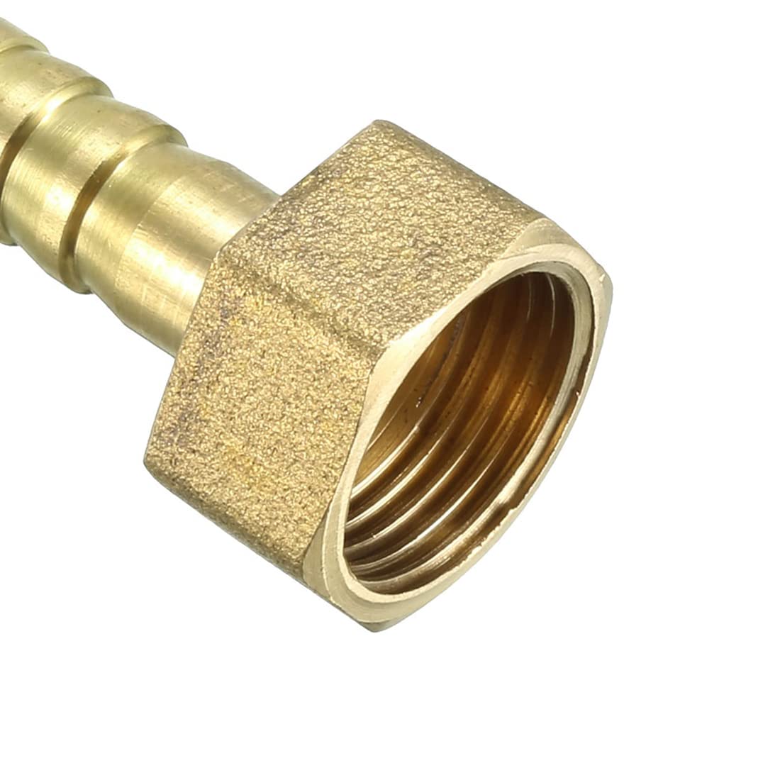 Sourcingmap, raccordo dritto in ottone, 19 mm x G1, filettatura maschio, con morsetto in acciaio inox, confezione da 1