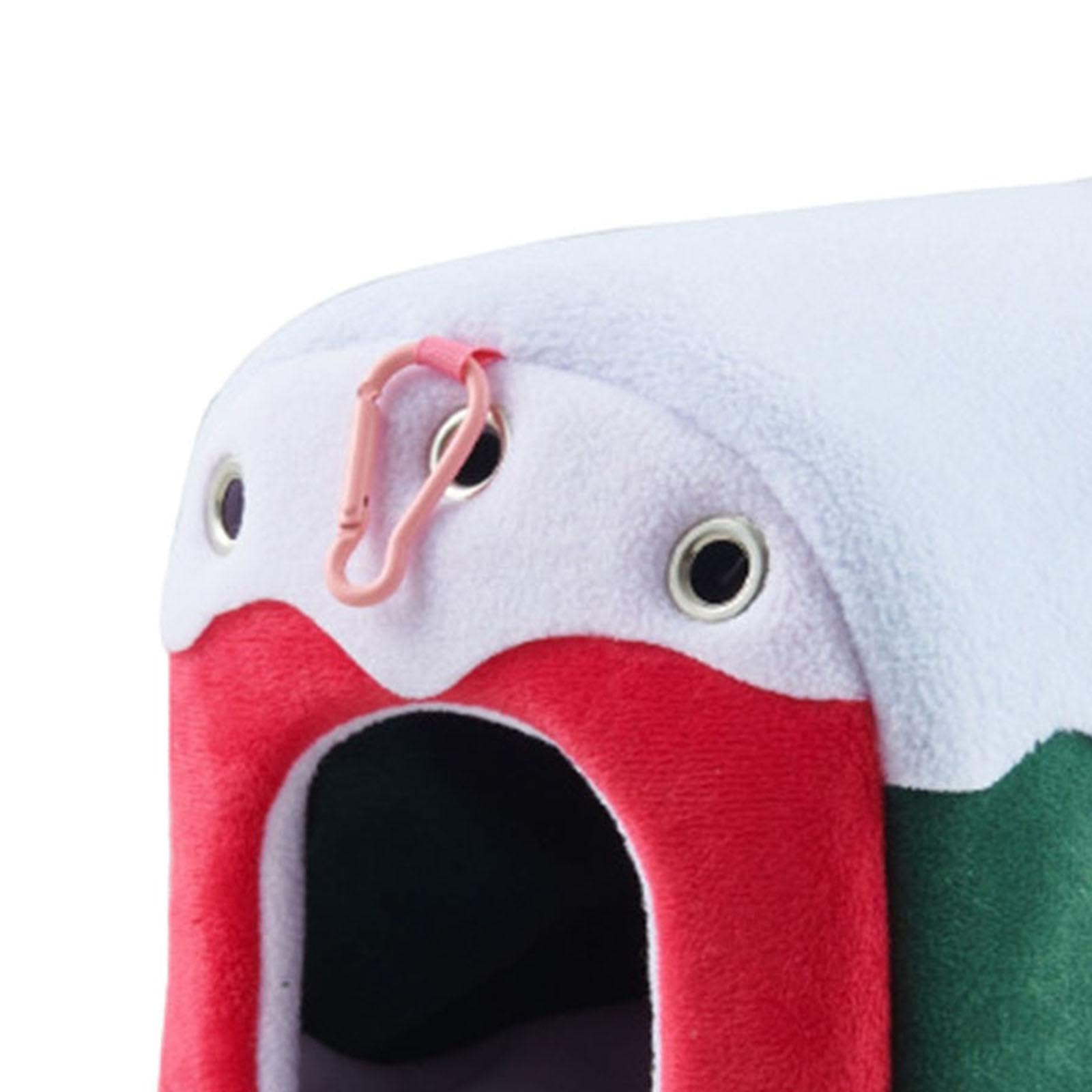 F Fityle Nido cálido de Invierno para Loros, Refugio contra el Viento, Accesorios para Jaula, caseta de Invierno para pájaros pequeños, cálida para