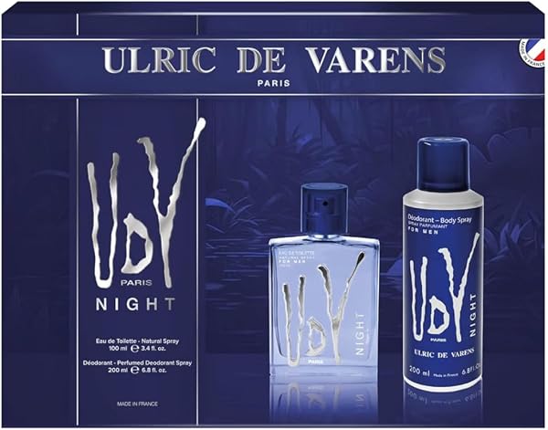 Ulric de Varens UDV NIGHT FOR MEN LOTE 2 pz