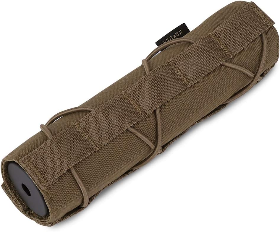 KRYDEX Tactical Airsoft Suppressor Cover 7 inch/18cm