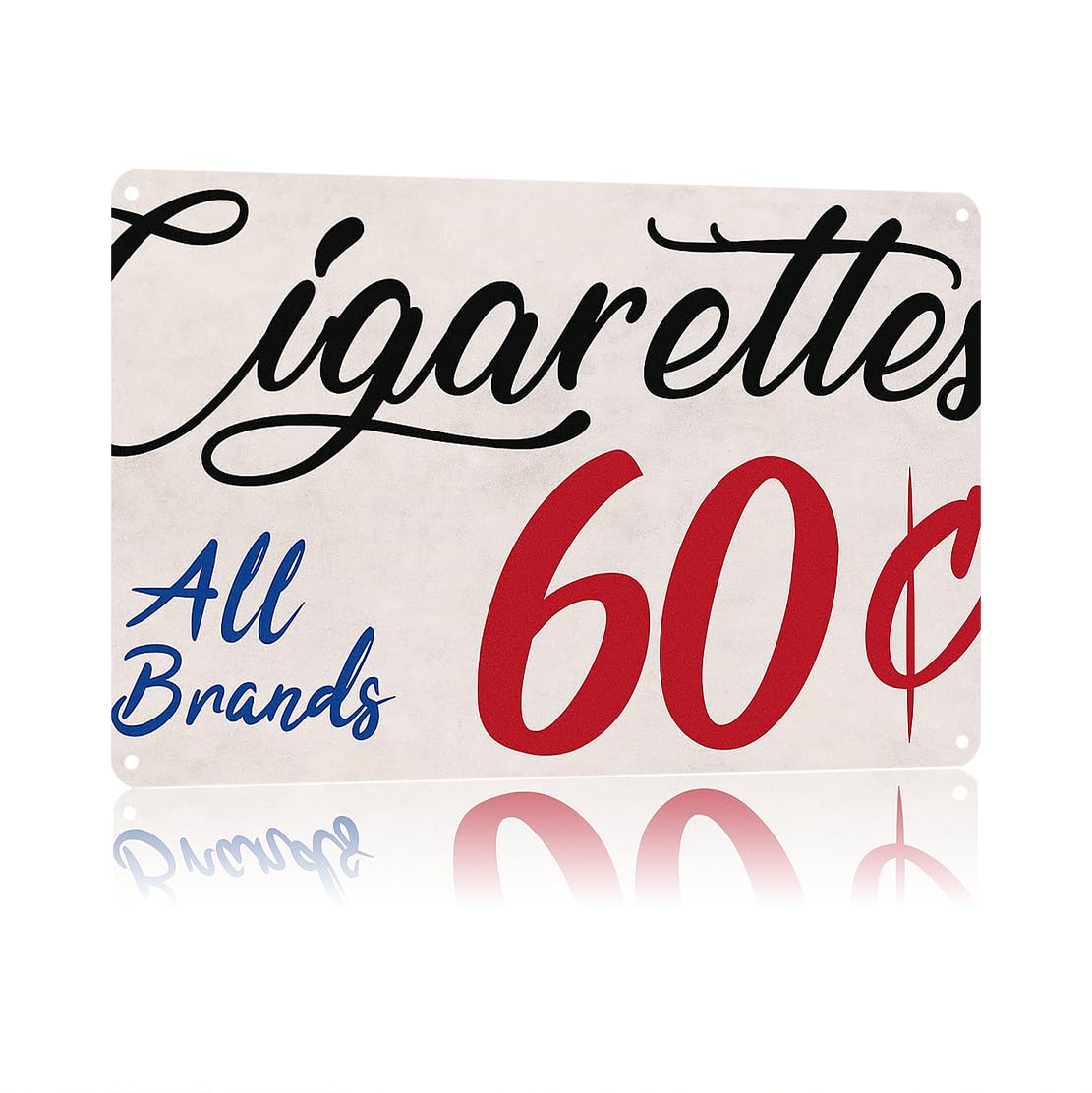 KWQDOZF Funny Metal Signs Posters CIGARETTES Sign Wall Art for Yard Outdoor Lawn Garden Home Decor 8X12inch