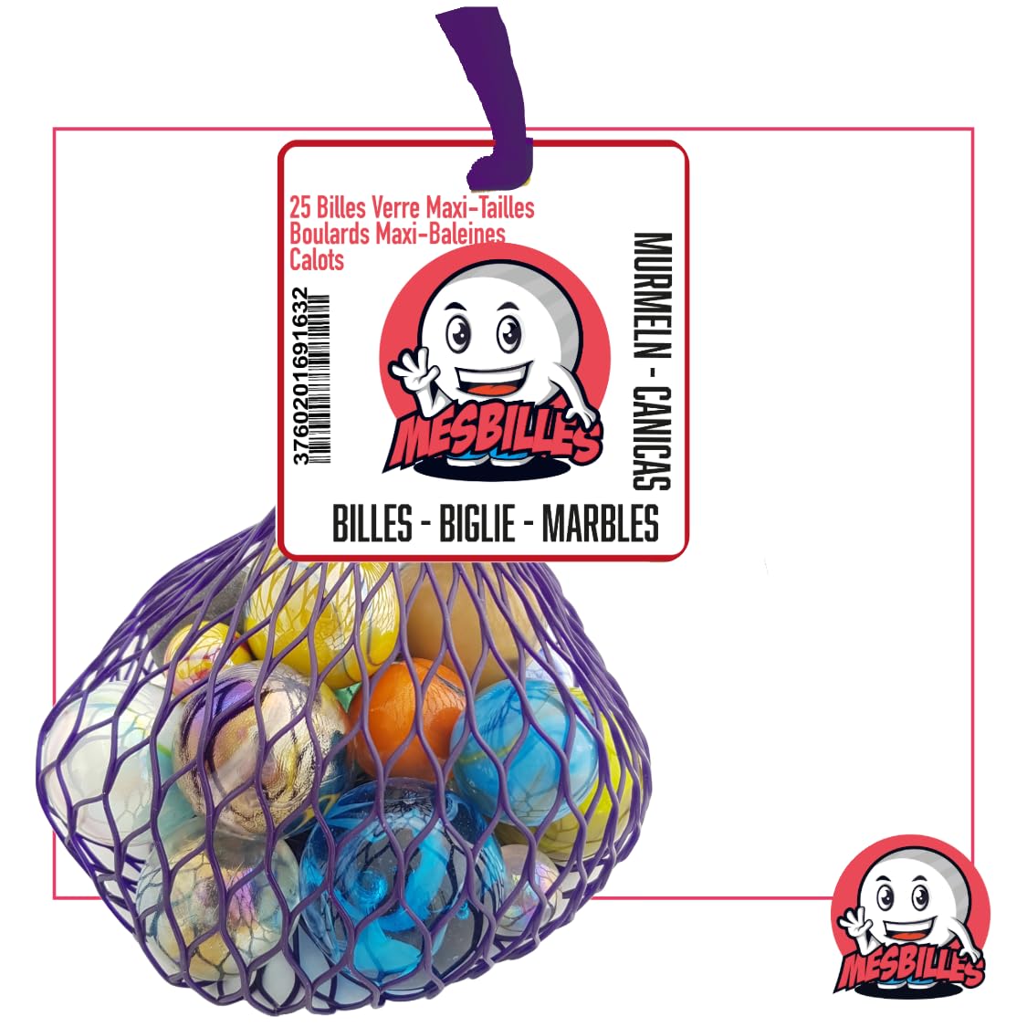 Opiniones De 25 Canicas GIRAFE - Canica De Vidrio - 16 Mm. Comprar En