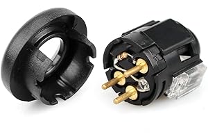 Transmission Overdrive Switch Button with Gear Shifter Handle Cap Bezel