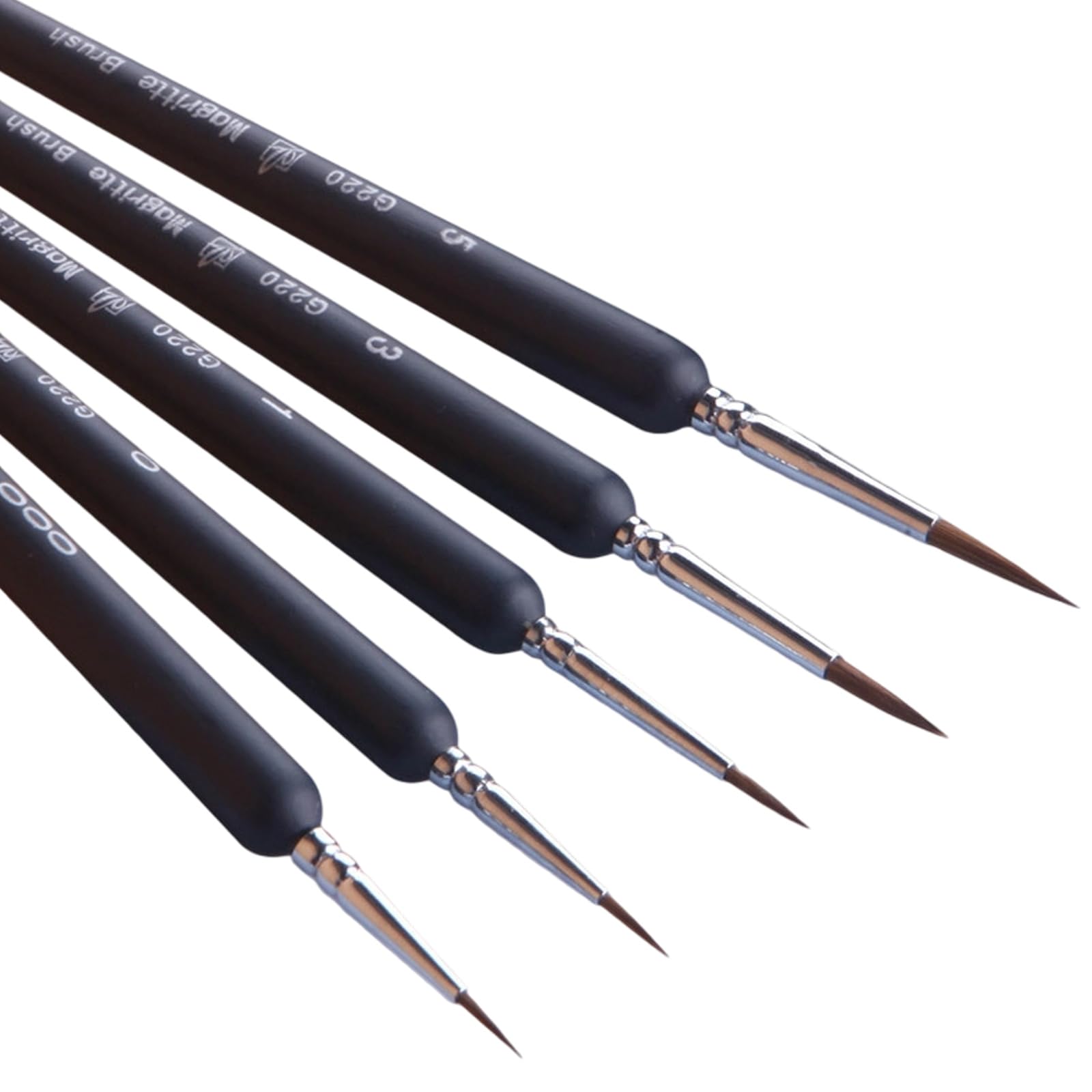 5 / 10Pcs Detail Paint Brush for Acrylic Watercolor Gouache Oil Face Painting Model Figurine Artwork Miniature Paint Brush Detail