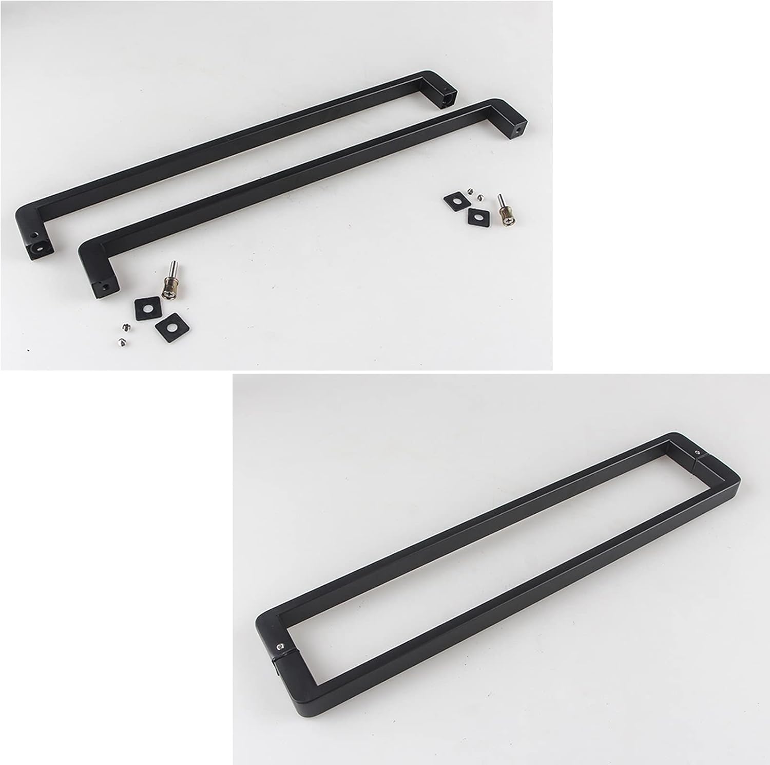 Shower Door Handle for Glass Door,Bathroom Pull Push Door Handle Sets Door Knob Replacement