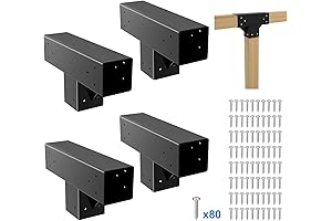 6x6 Aluminum T-Shaped Durable Pergola Brackets