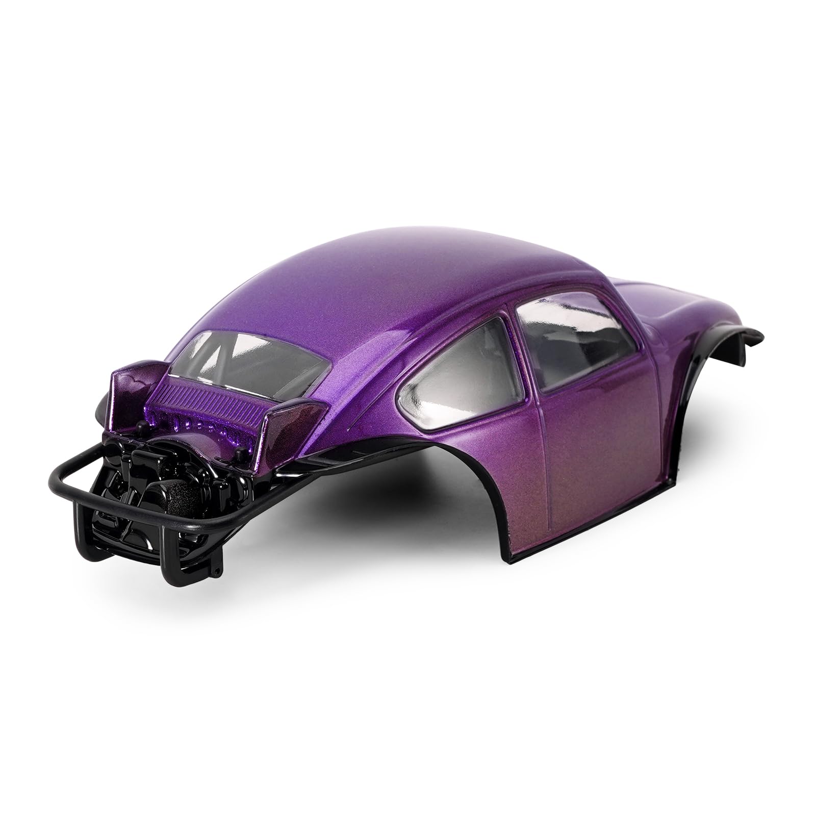 INJORA BUG24 Body with Roll Cage for 1/24 Axial SCX24 C10 JLU Bronco 4Runner Base Camp, Purple - Image 4