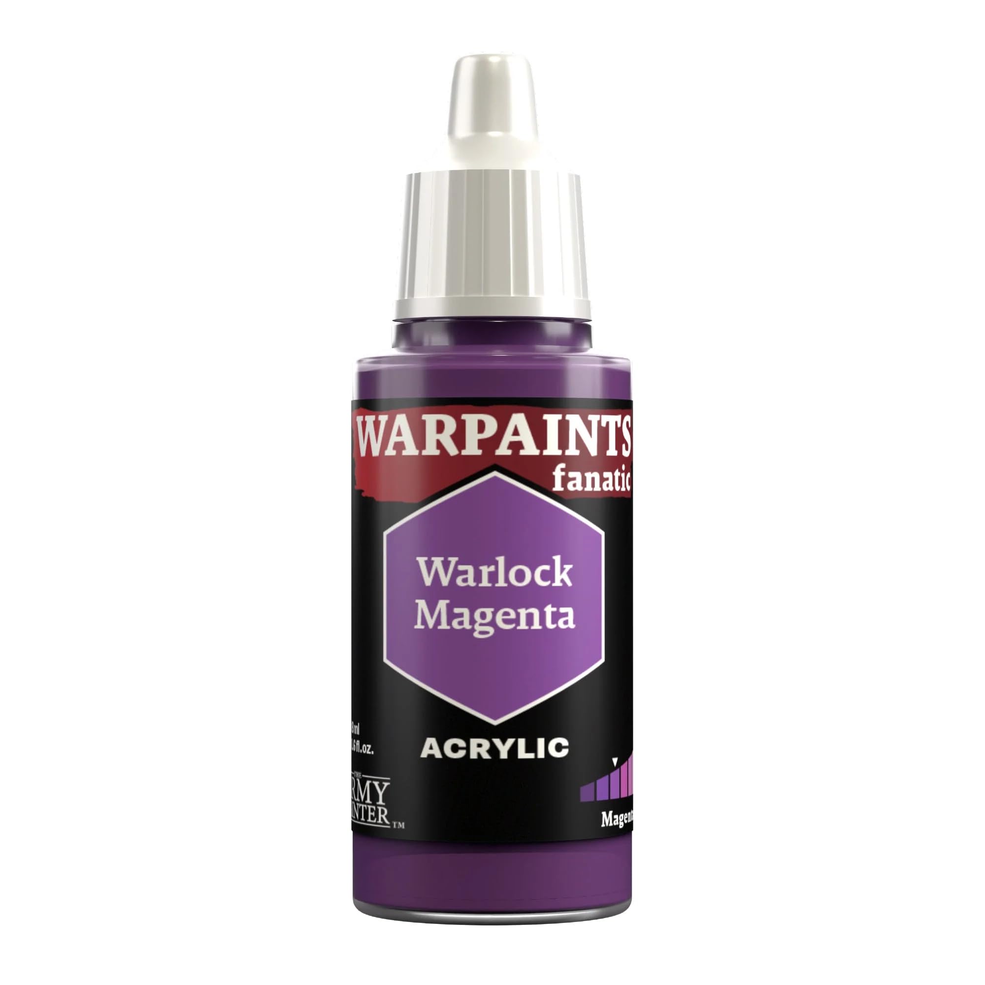 The Army Painter, Warpaints Fanatic Warlock Magenta Single Acrylics, Miniature Hobby Painting, Quality Paint for Miniature Wargaming