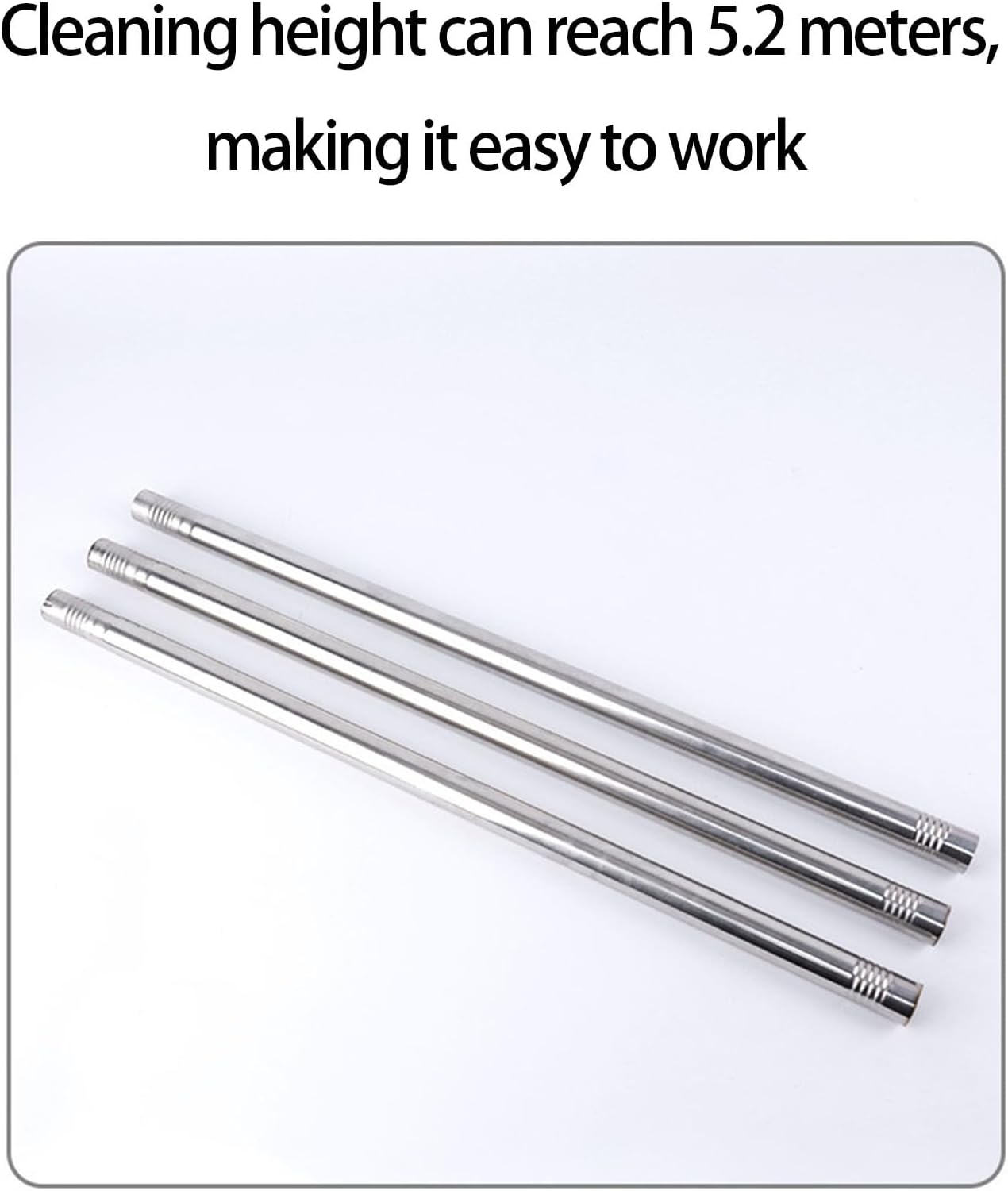 Retractile 11.8ft Drain Cleansing Tool Steel Construction Ergonomic Handle for Cost Exteriors High Reach Roof Brush Denial Ladder