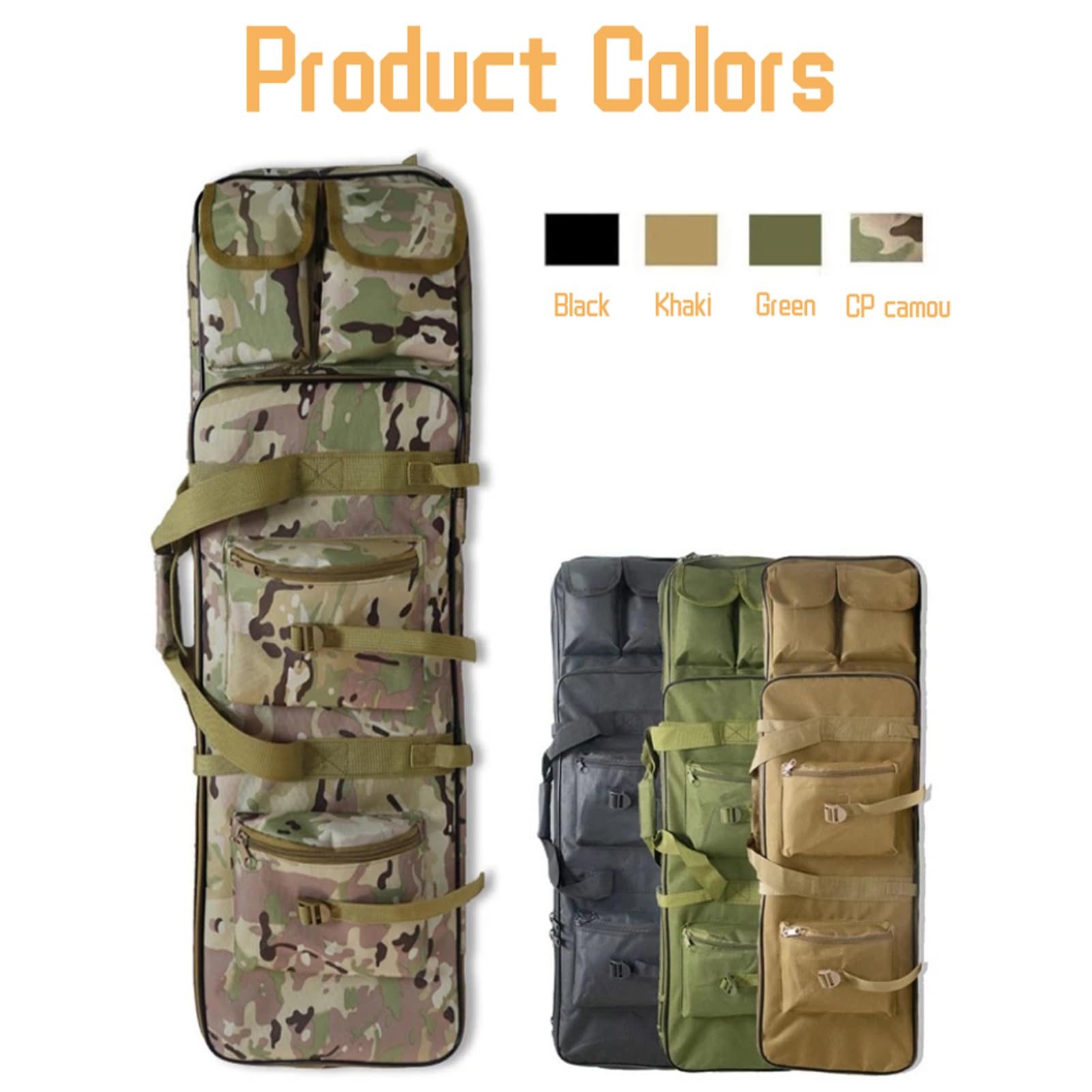 Custodia per Fucile,Borsa per Armi,Resistente e Impermeabile,Fodero Porta Fucili Imbottito,tattico per Borsa a Doppio Fucile Borsa per Fucile da Caccia,Softair,Tiro 120cm