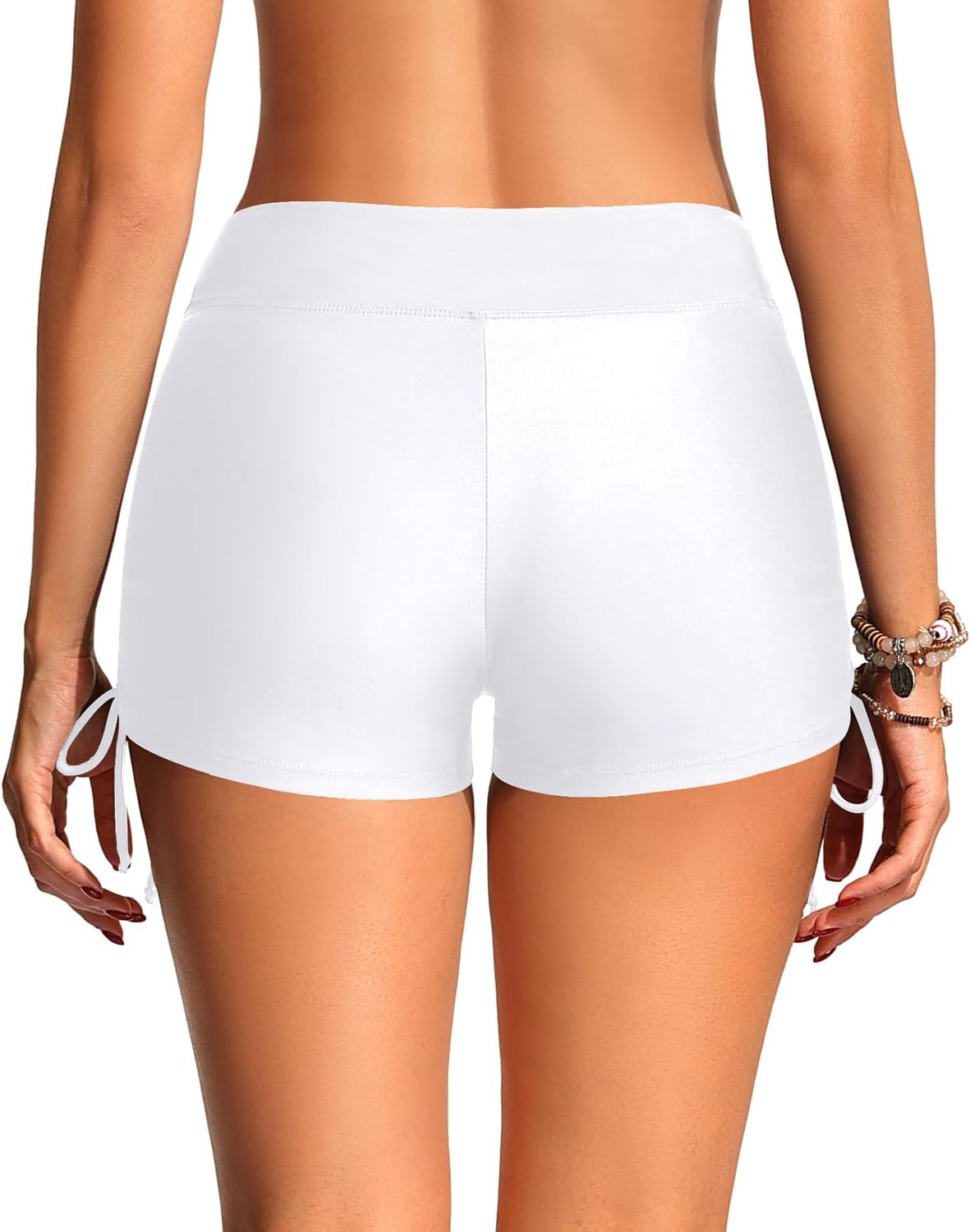 Tempt Me Women Swim Shorts High Waisted Bathing Suits Bottoms Tummy Control Swimsuit Boyshorts - Image 2