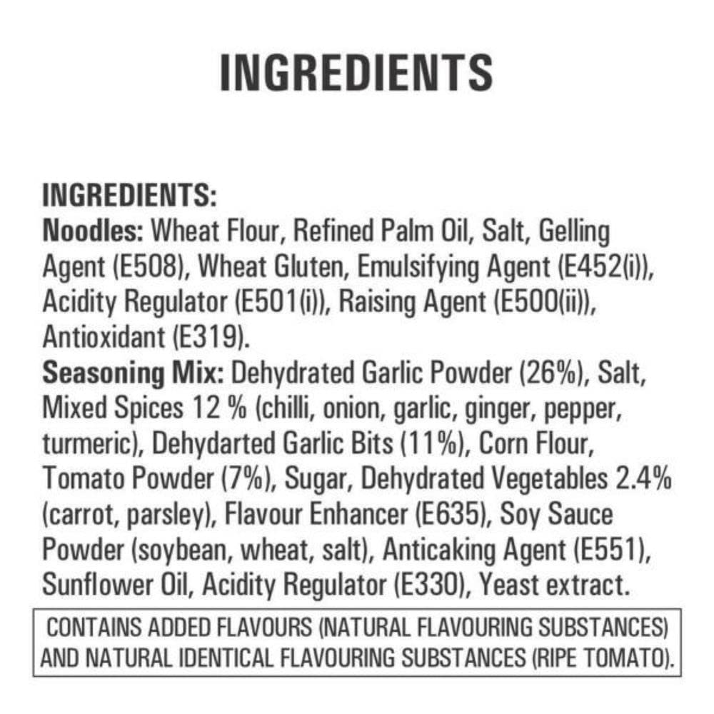 Ching's Secret Fideos Vegetarianos con Ajo Caliente 36X240 gramos