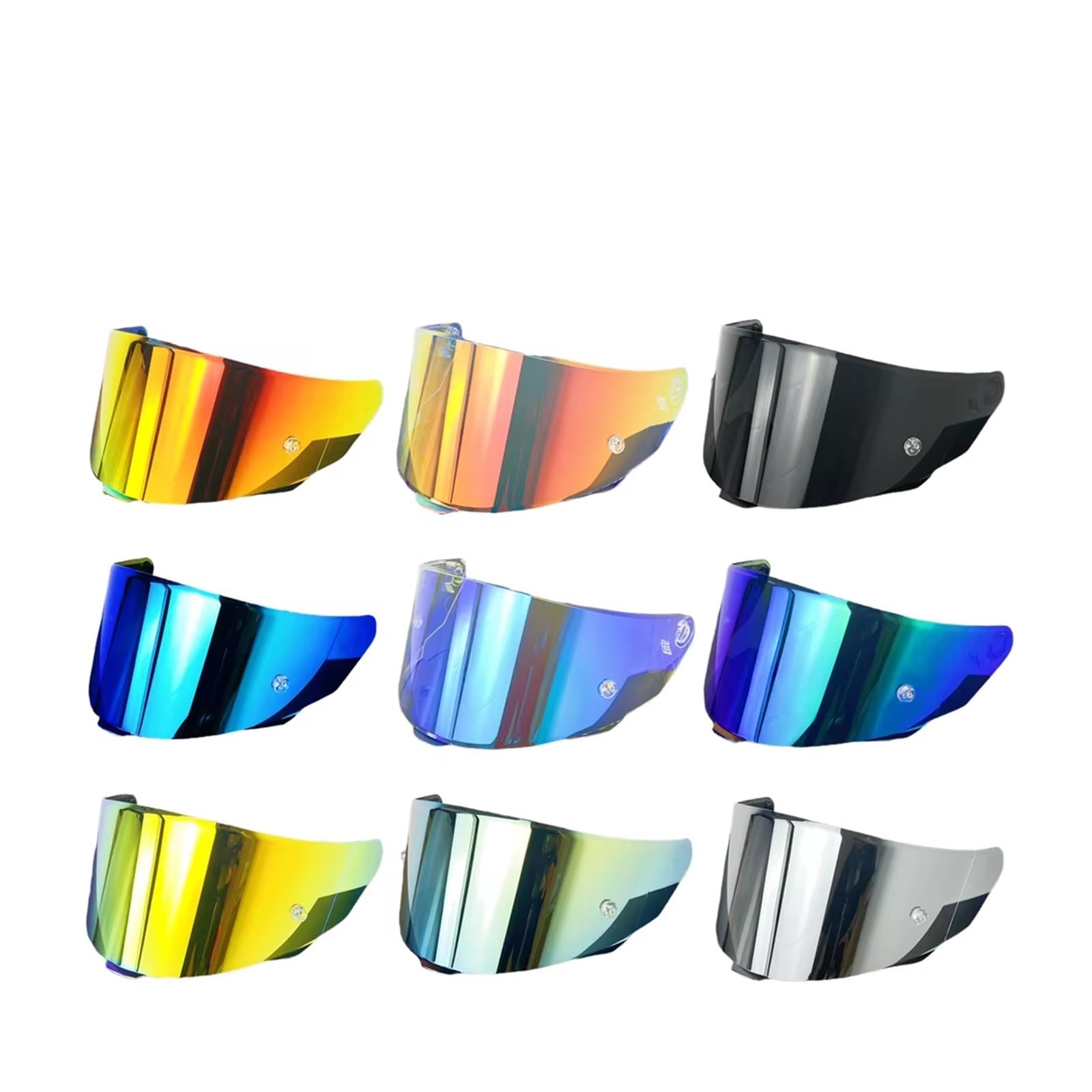 Motorcycle Full Face Helmet Visor For KYT TT Course Sun Visor,chiaro