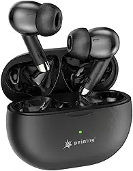 Fone de Ouvido Bluetooth 5.4 Sem Fio TWS – Microfone Embutido, Cancelamento de Ruído, Bateria Longa, IPX4 à Prova D’Água, Design Esportivo Ergonômico, Compatível com iPhone e Android (Preto)