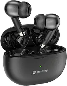 Fone de Ouvido Bluetooth 5.4 Sem Fio TWS – Microfone Embutido, Cancelamento de Ruído, Bateria Longa, IPX4 à Prova D’Água, Design Esportivo Ergonômico, Compatível com iPhone e Android (Preto)