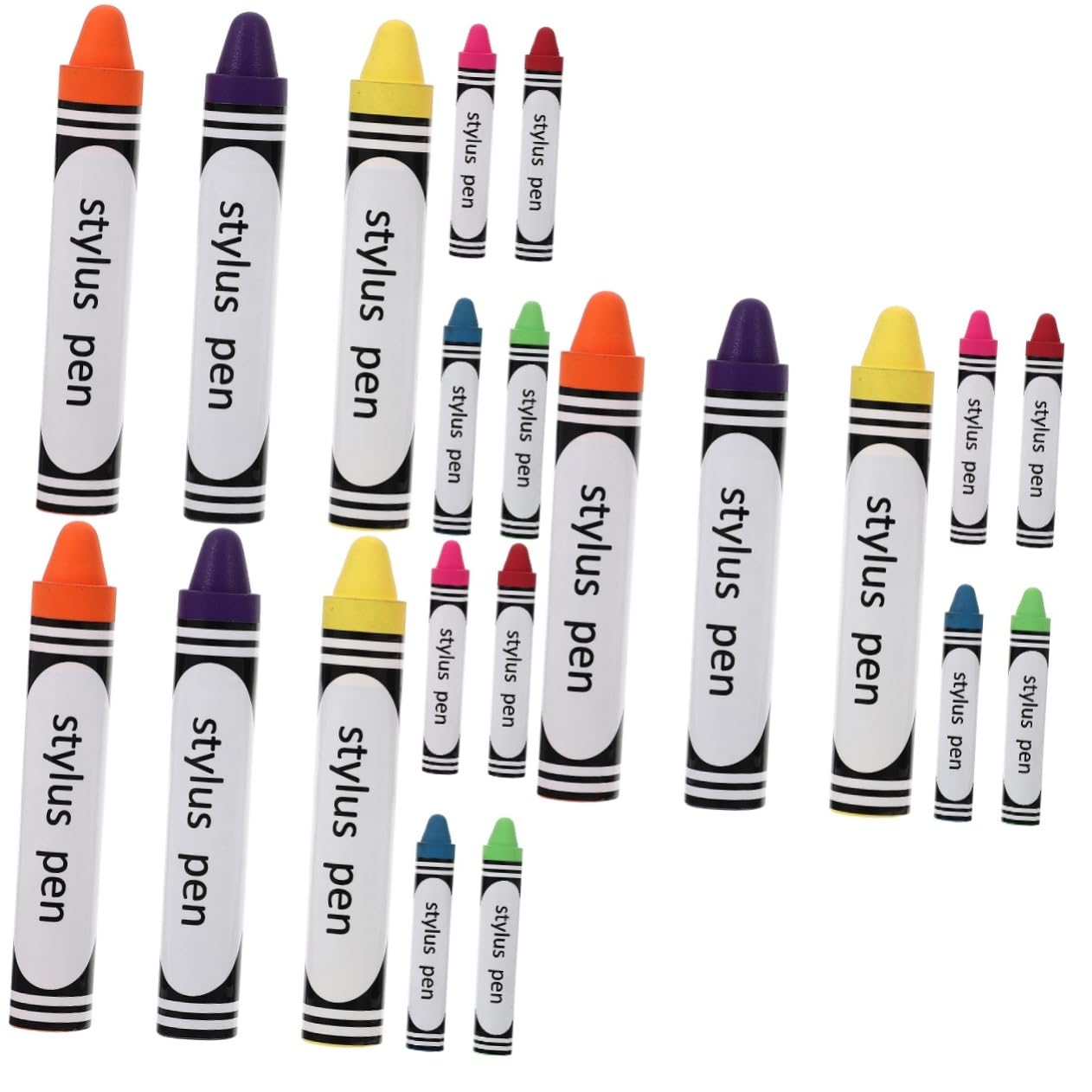 DOITOOL 21 Piezas lápiz óptico Capacitivo Pluma Escritura Tableta Aguja Lapiz Rojo Light Stylus Pen lápiz Capacitivo del teléfono lápiz Estilo Pluma Pantalla táctil Pluma Escribir