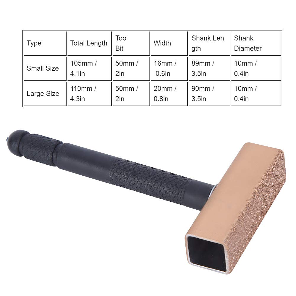 Stone Dressers Disc Wheel Abrasive Tool AntiSlip Handle Small Lightweight Metal Alloy Simple for Ordinary Grinding Wheels (101301 black handle small)