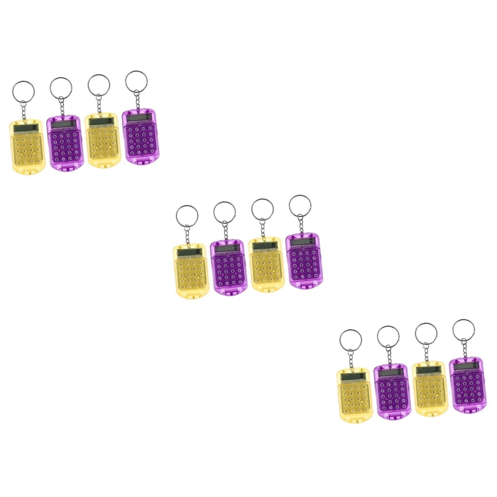 Calculadora mini portátil para estudiantes y comercio con llavero práctico DOITOOL 8