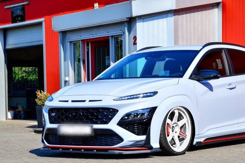 Aileron de pare-chocs avant protège le bas de caisse de votre Hyundai Kona 2020+