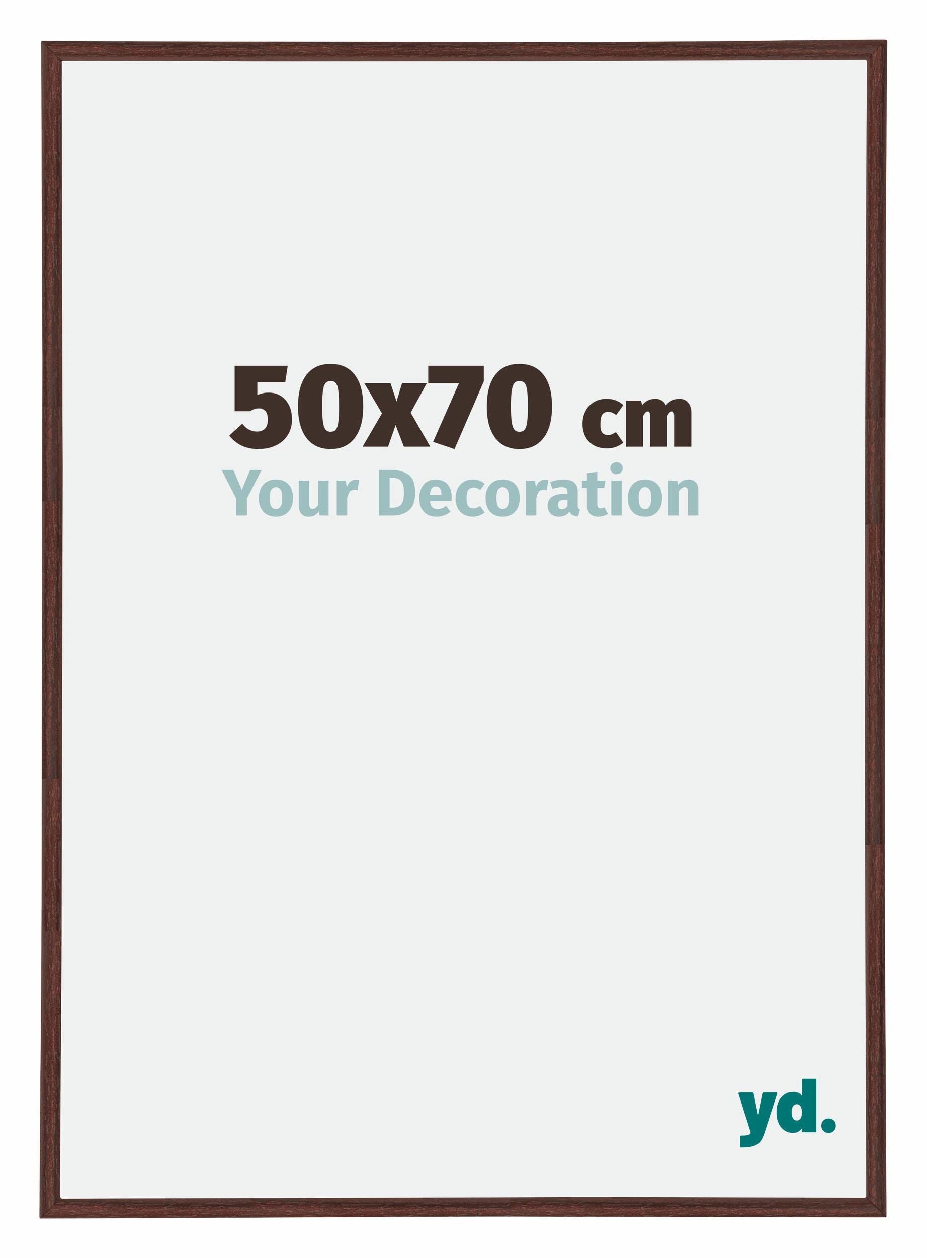Your Decoration - Puzzle frame 50x70 - Brown - Puzzle frame 500-1000 Pieces - Plastic Photoframe - Annecy