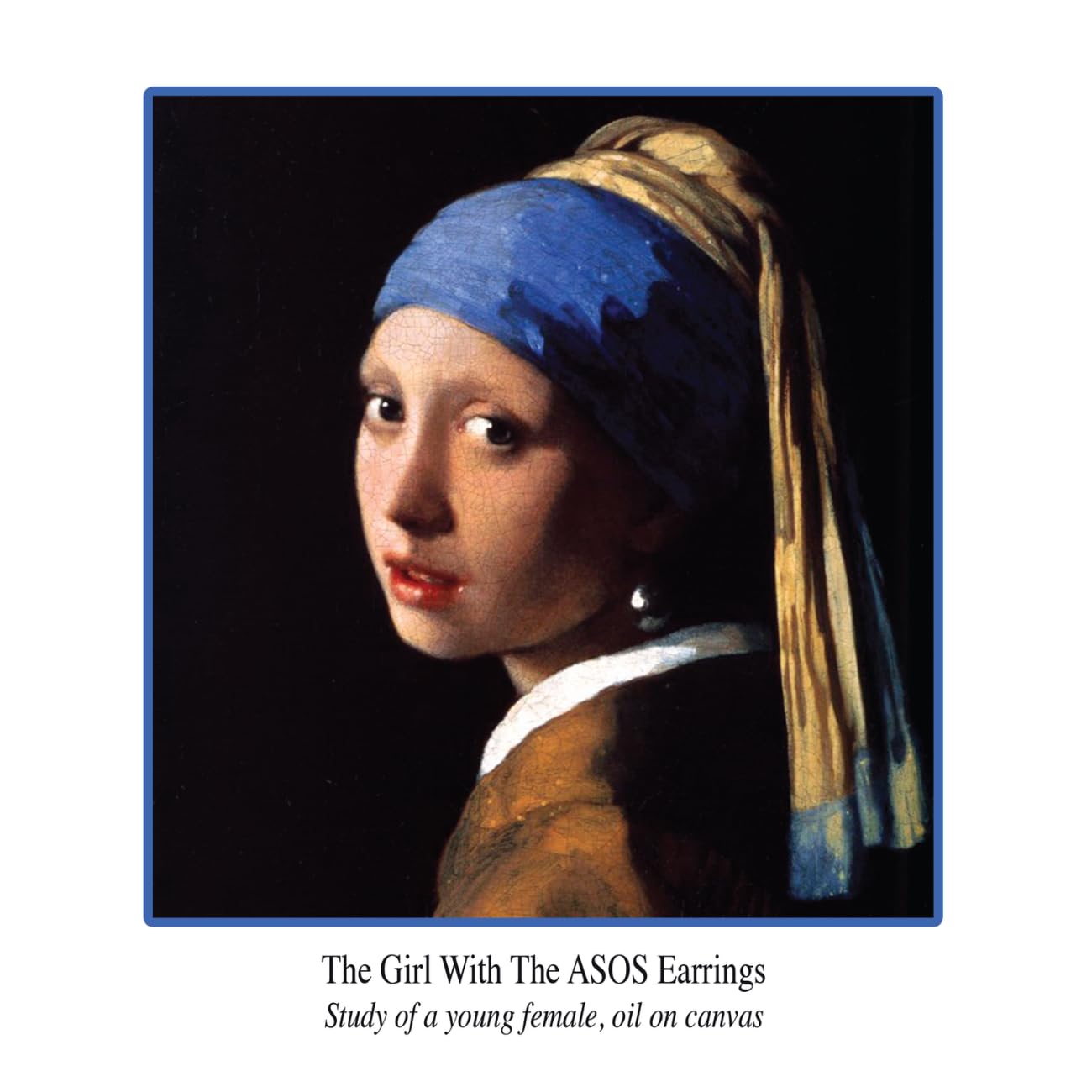 Brushed Issues, Birthday Card for Her, The Girl With The ASOS Earrings Female Birthday Card