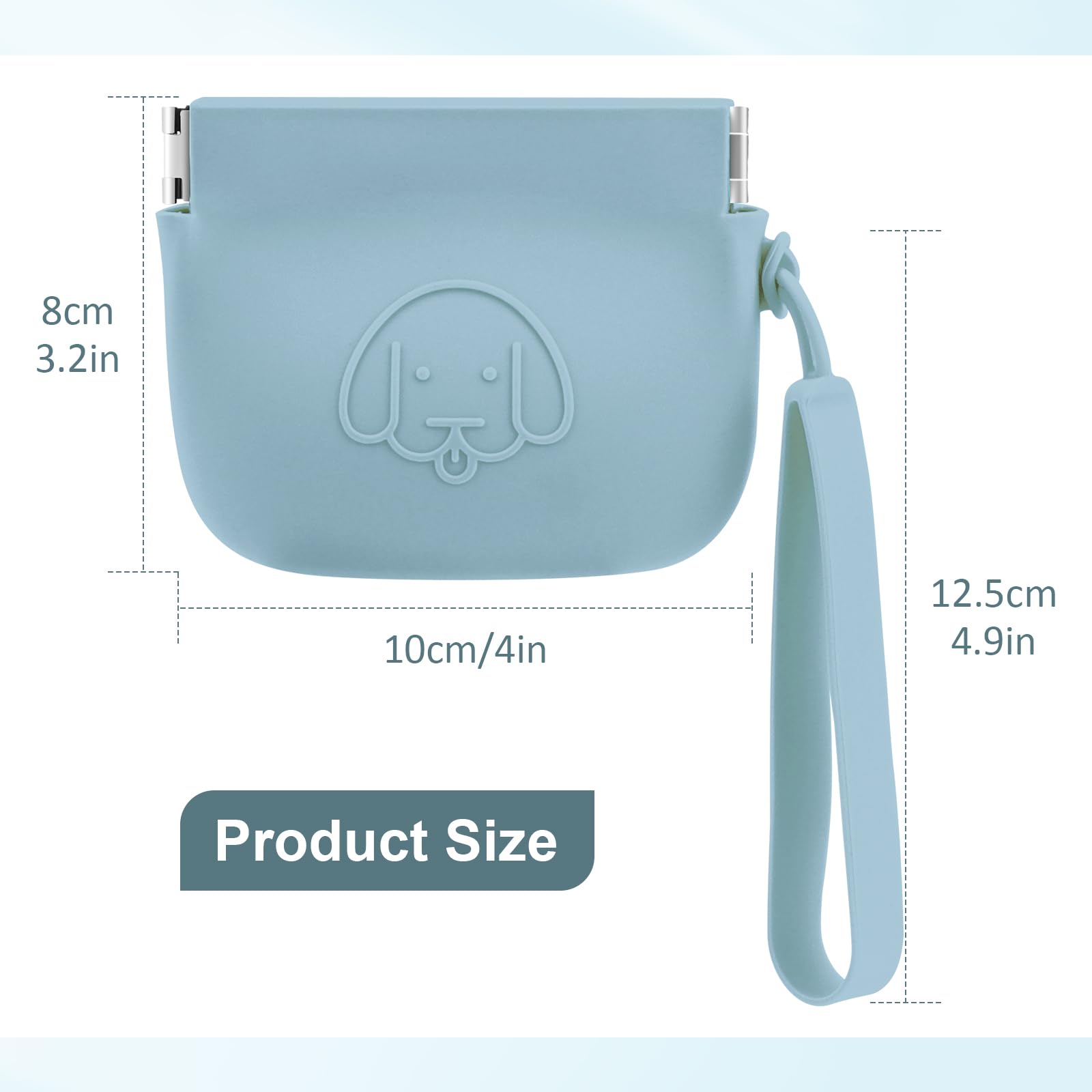 Pochette Silicone Per Dolcetti Cani - Chiusura Automatica Con Clicker - Foto 2