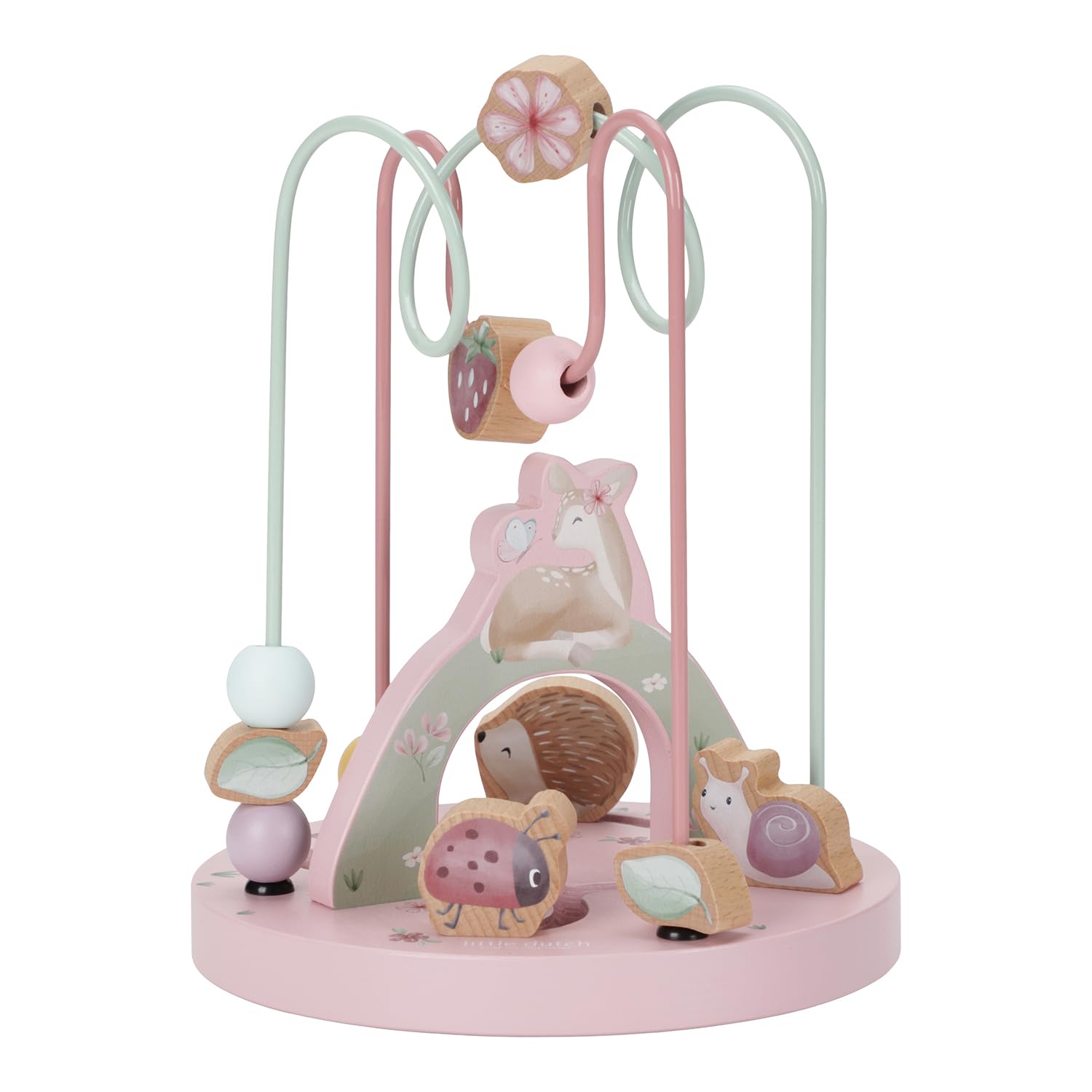 Little Dutch 7348 FSC Holz Aktivitätsspirale Motorikschleife - Fairy Garden