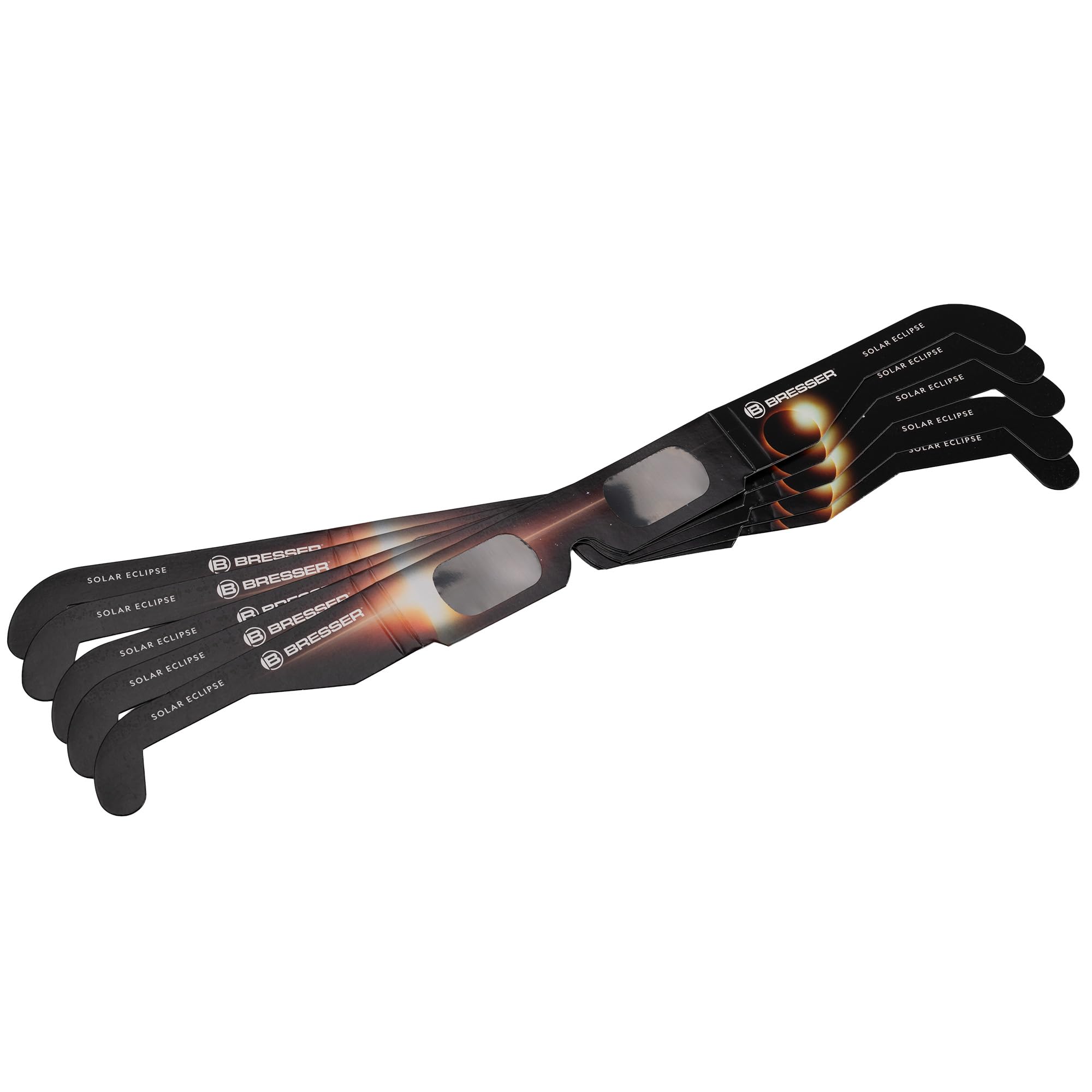 BRESSER Occhiali per eclissi solare (3 pezzi) - Design B