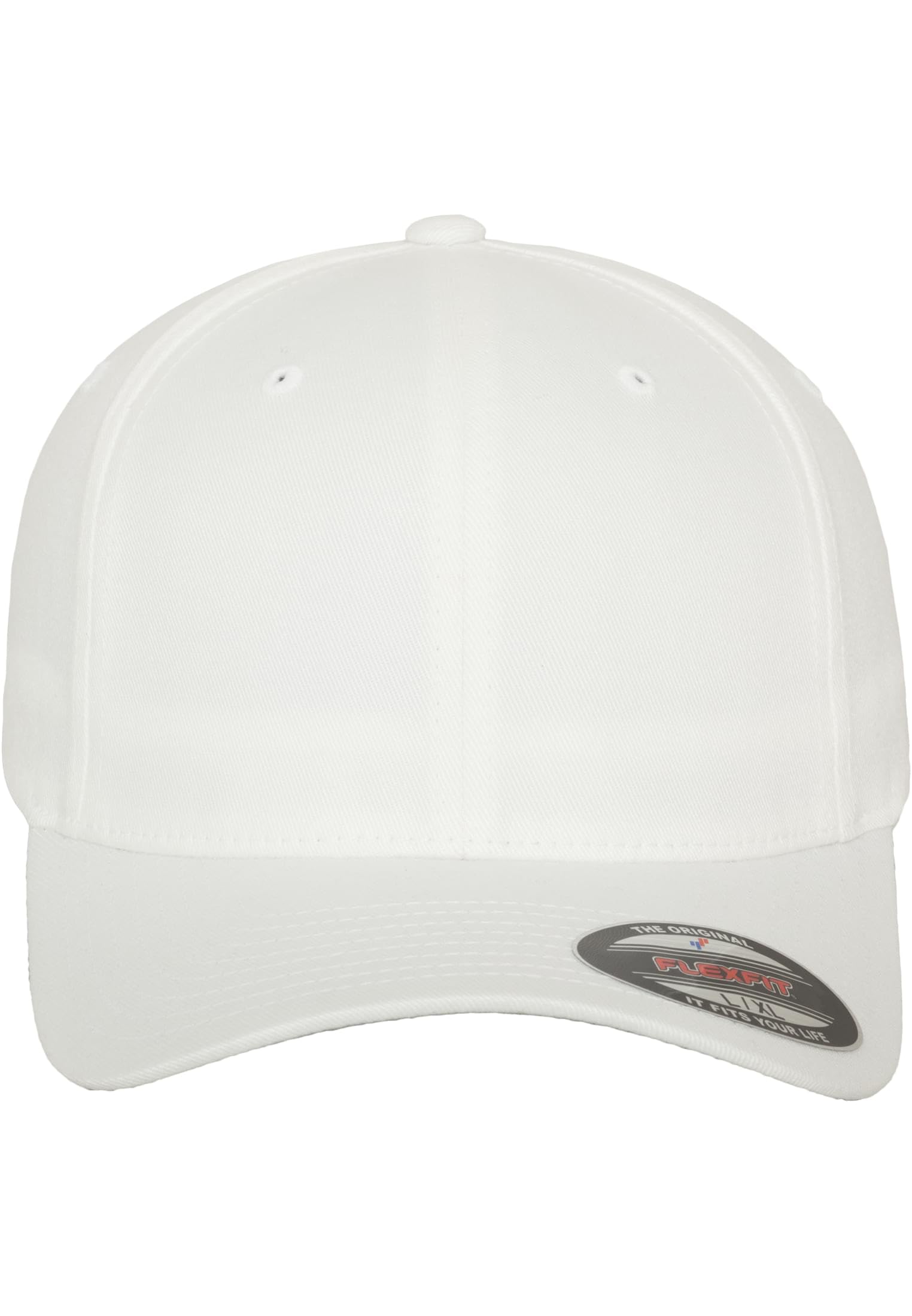 Flexfit Unisex Cap Wooly Combed, Unisex Baseballkappe, S/M, White