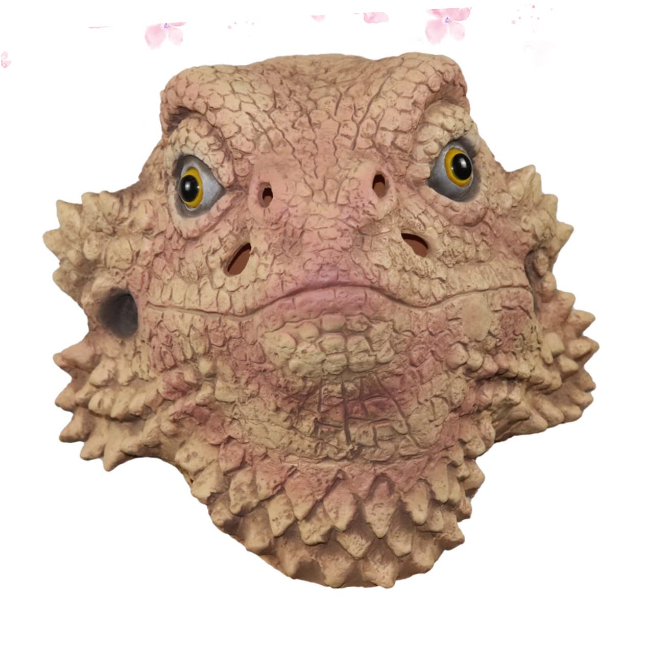 ibasenice 2pezzi Maschera Lizard Headgear Animale Per Halloween Feste e Performance Accessorio Divertente Per Adulti