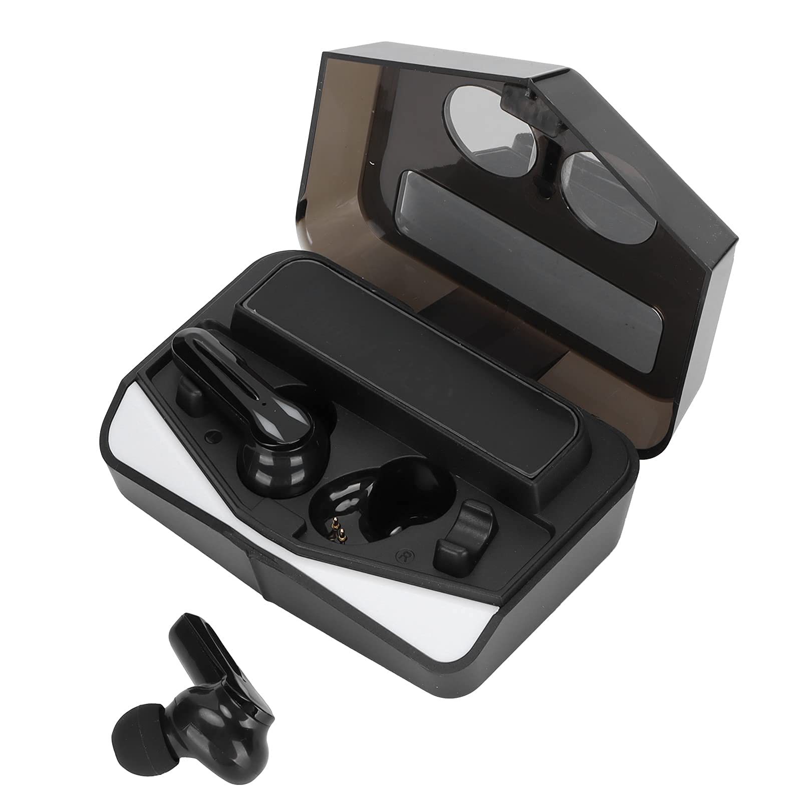 HXCQHWWireless Earphones, DualHXCQHWmode Stereo Headsets 2.402GHzHXCQHW2.480GHz Independent Dual Host Professional for Gaming(black)