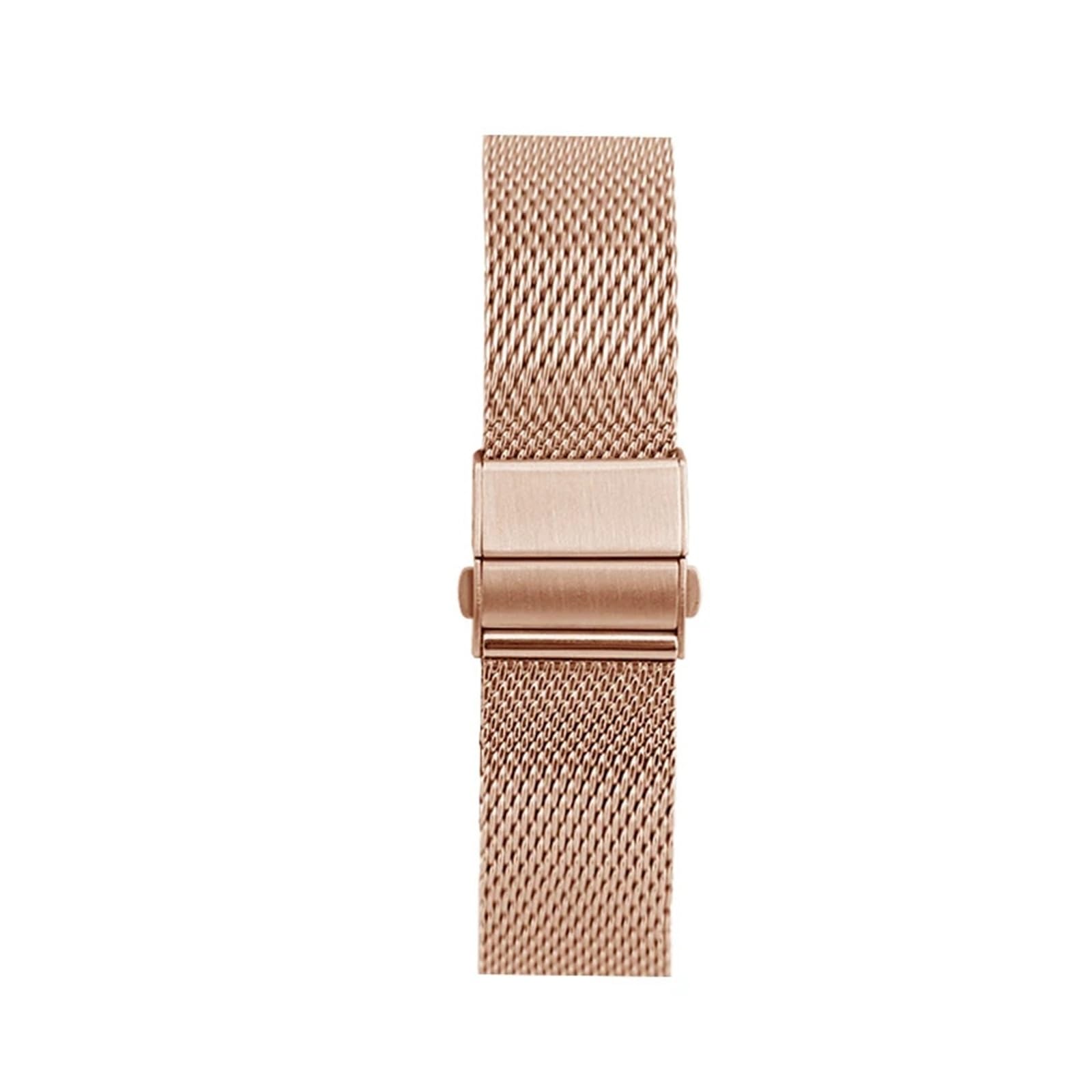 Générique NASUNJIA Bracelet De Montre Milanais En Acier Inoxydable Avec Boucle Déployante À Double Pression, 18 Mm, 20 Mm, 22 Mm, Accessoires
