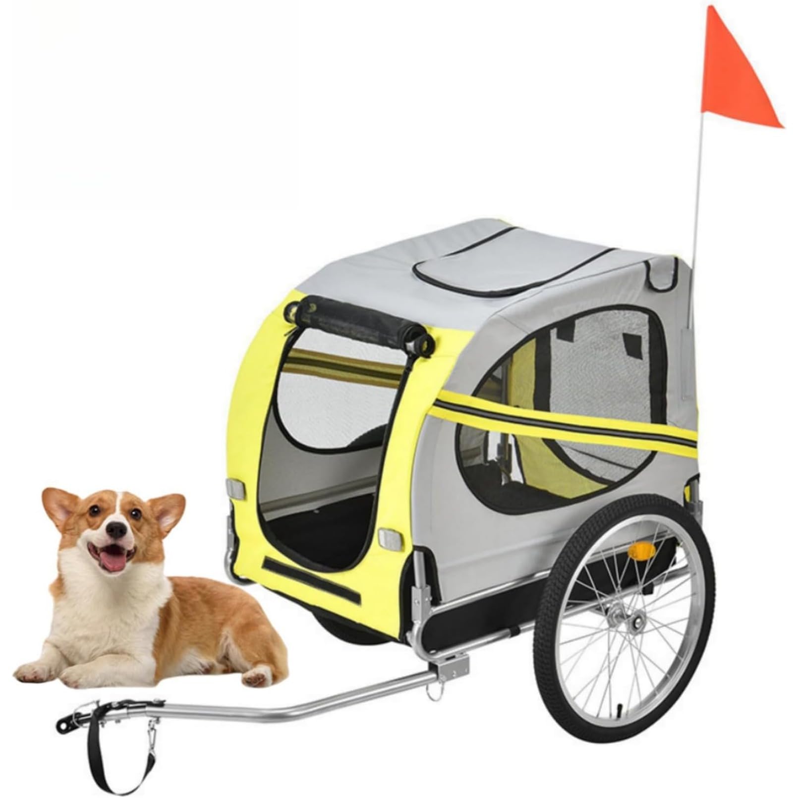 Amazon.co.jp: otoye ペット用 バイクトレーラー 2-in-1 犬用