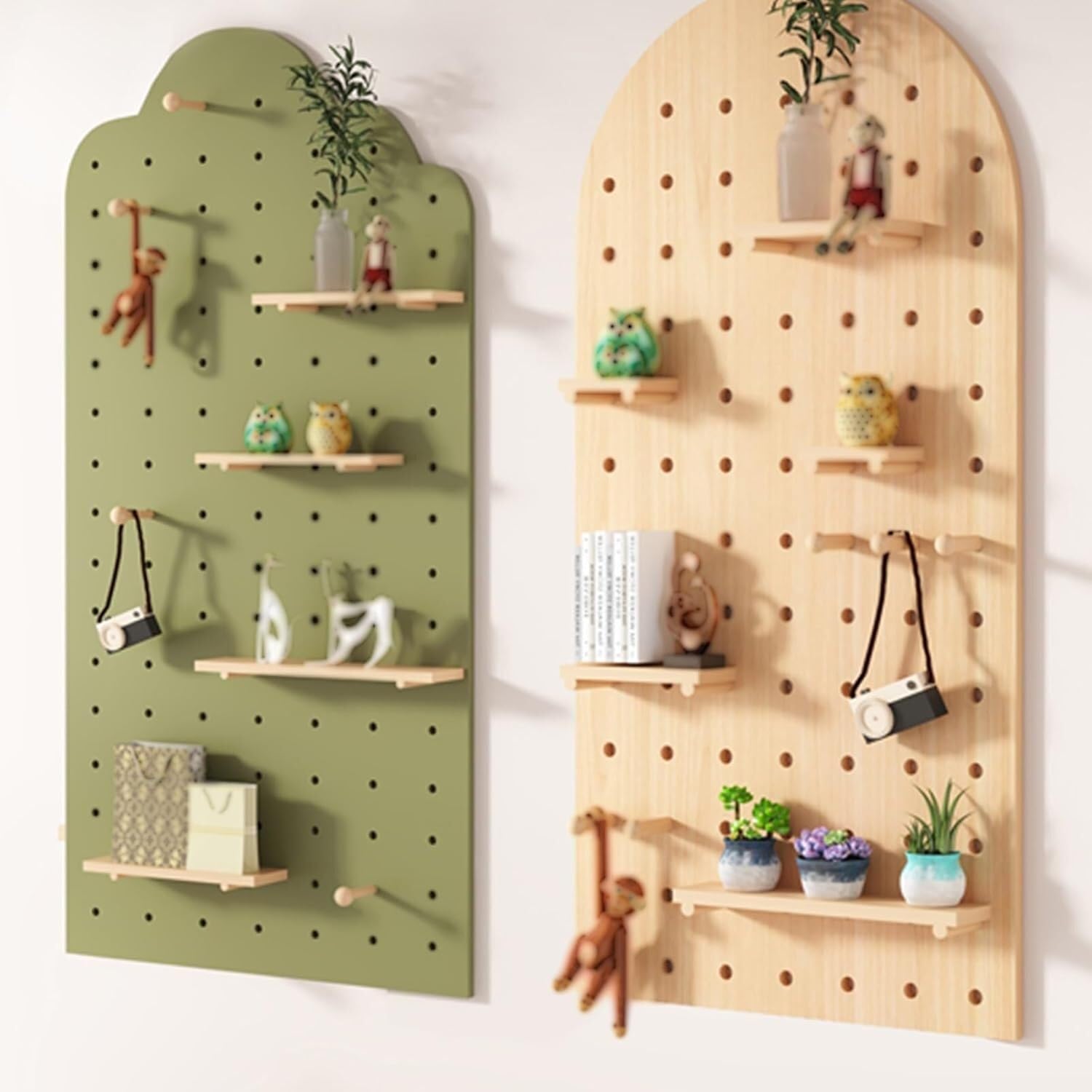 Haczyki do pegboardów Asortyment Organizator Akcesoria Pegboard Organizator ścienny Do przechowywania naściennego Ułóż zestaw systemowy do przechowywania w biurze(Bianco,70x150cm)