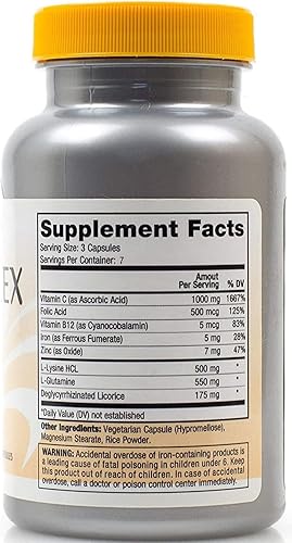 Miniatura 2 de Deshazte de las aftas - Tratamiento de úlceras bucales - Las píldoras monoplex para aliviar las aftas incluyen estos suplementos para ayudar a