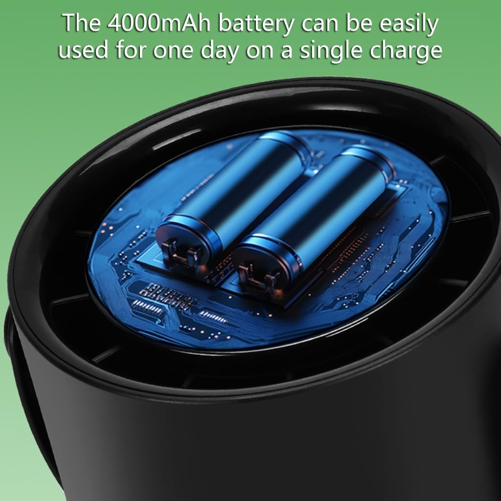 Clip portatile sul fan 4000mah ricaricabile 5 velocità passeggini Fan 360 gradi Rotati